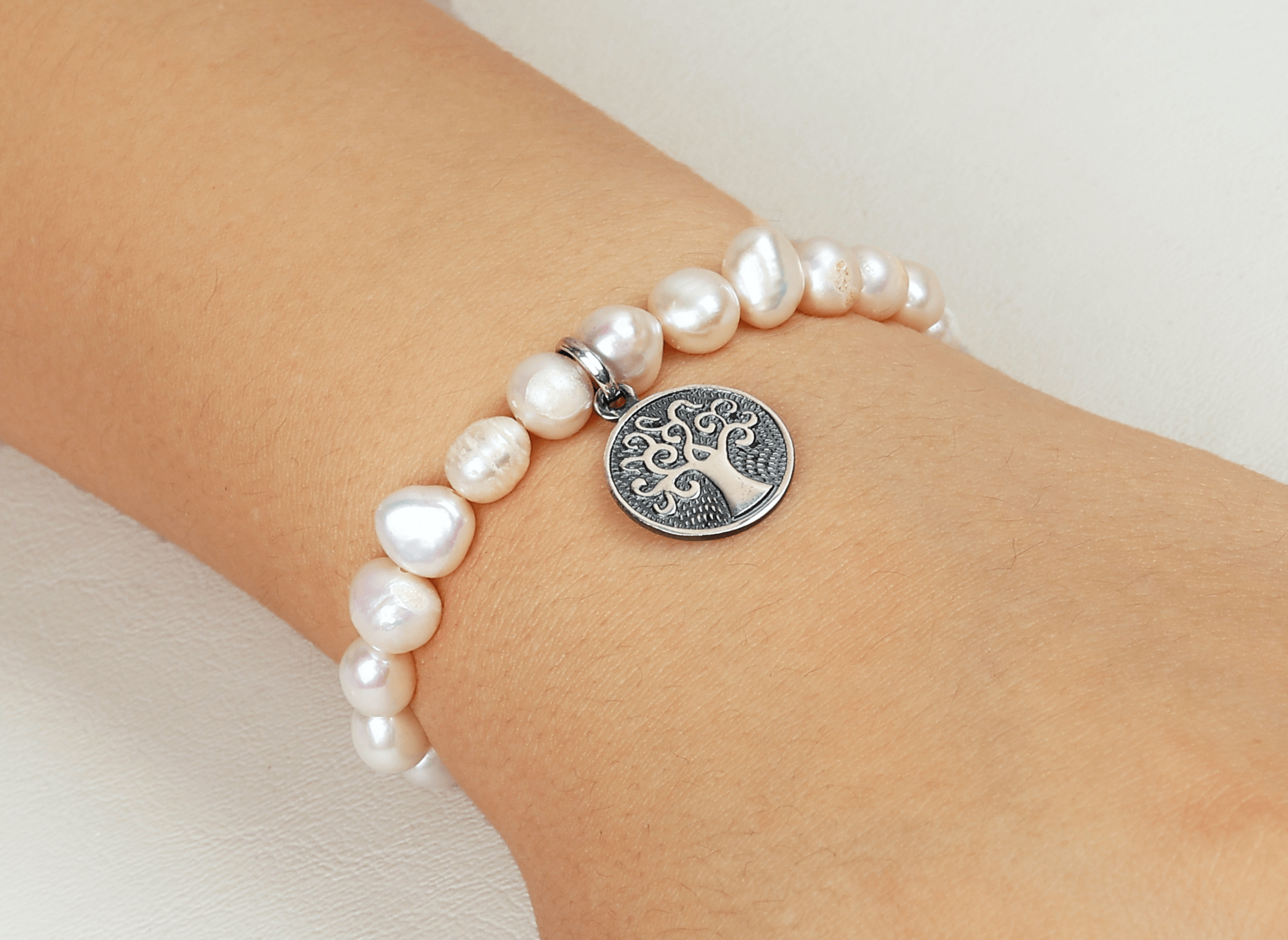 Pulsera Perla Árbol Belo