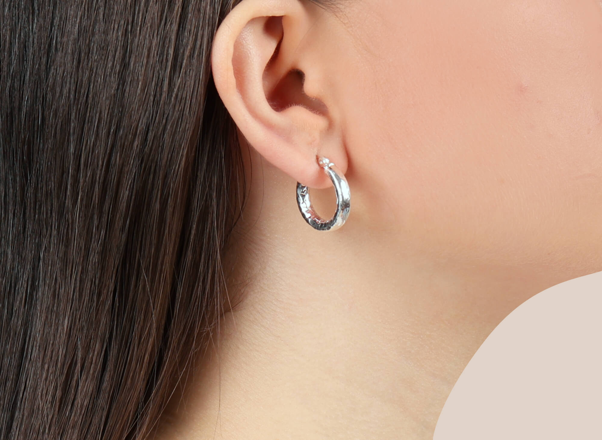 Arete Argolla Texturada Plus