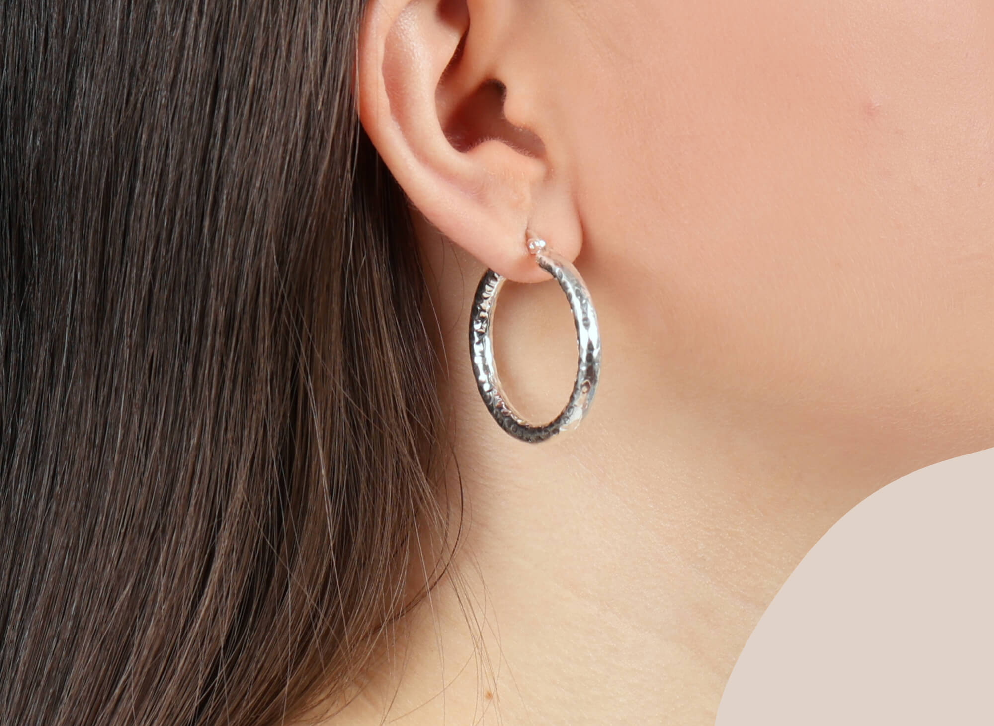 Arete Argolla Texturada Plus