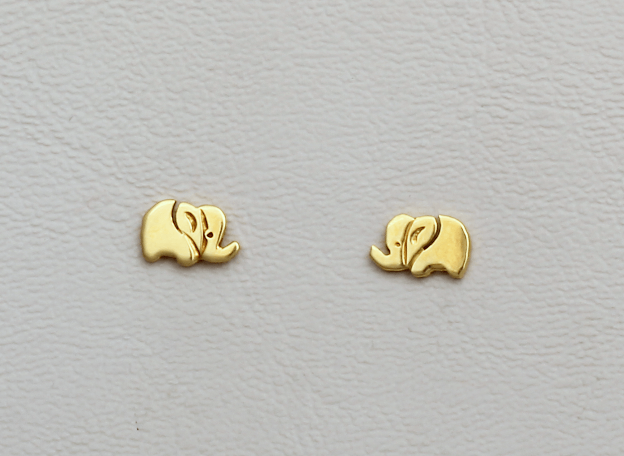 Arete Oro Bebe Elefantes 18K