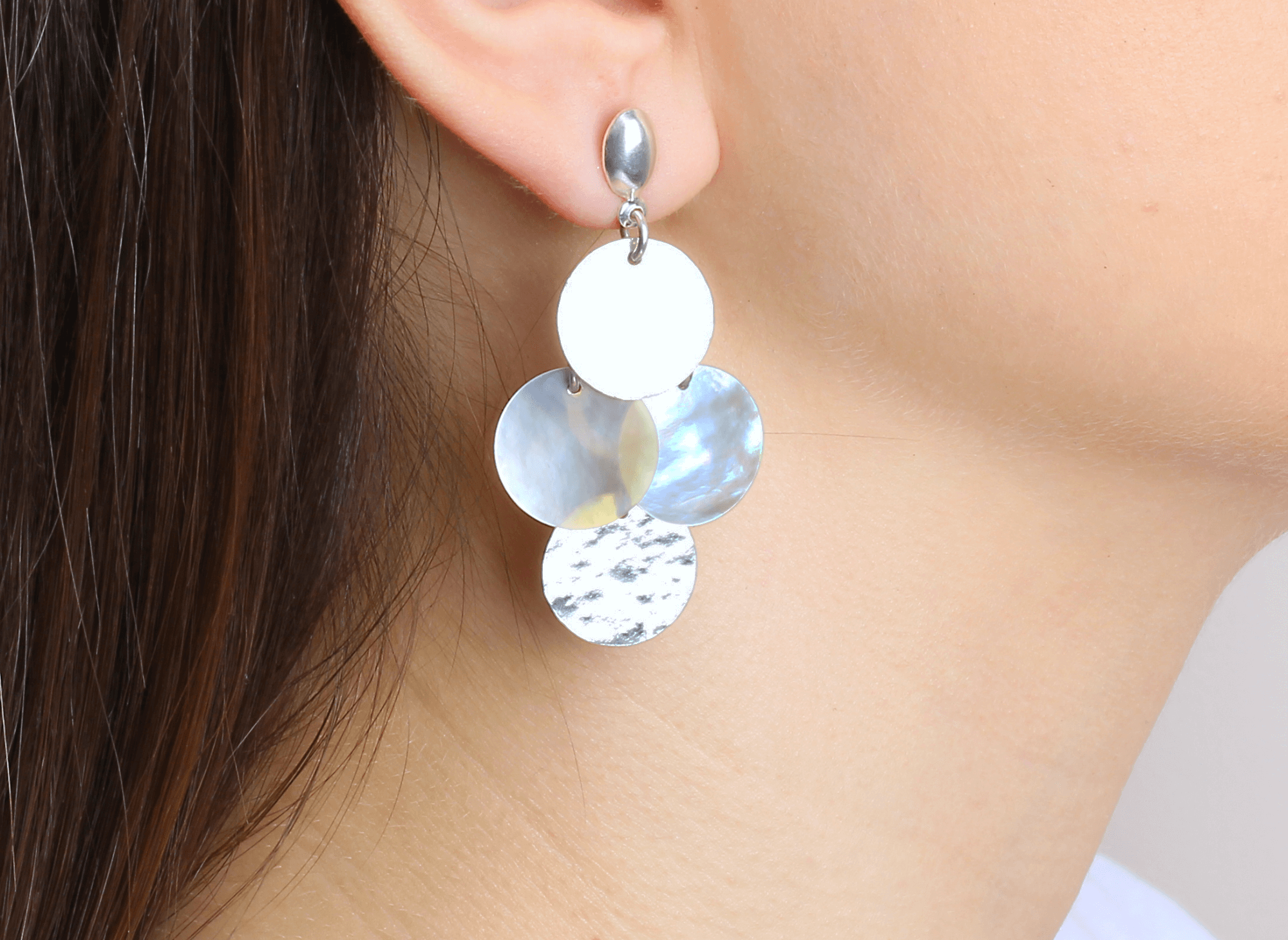 Arete Cola De Nácar #4