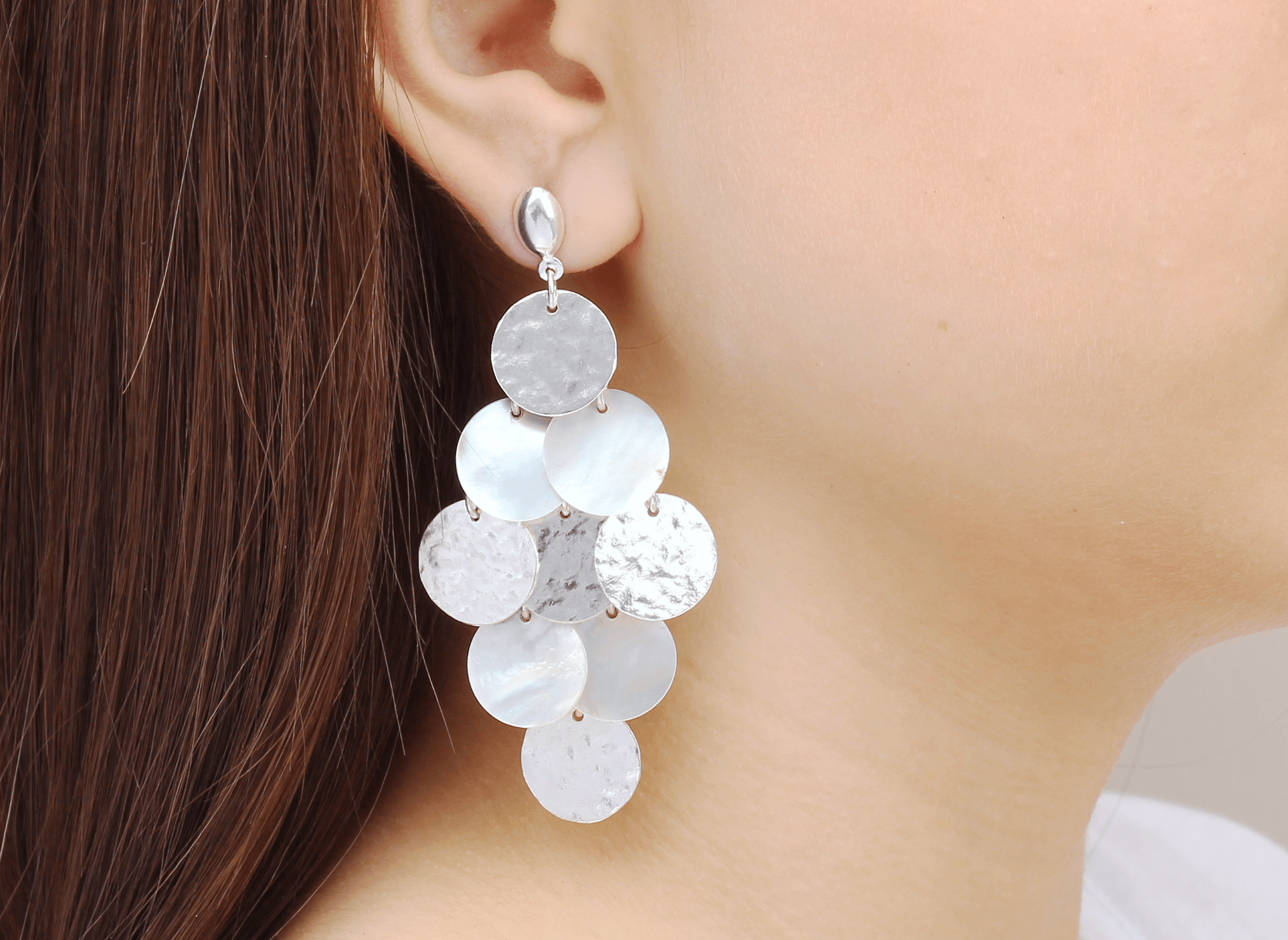 Arete Cola De Nácar #9