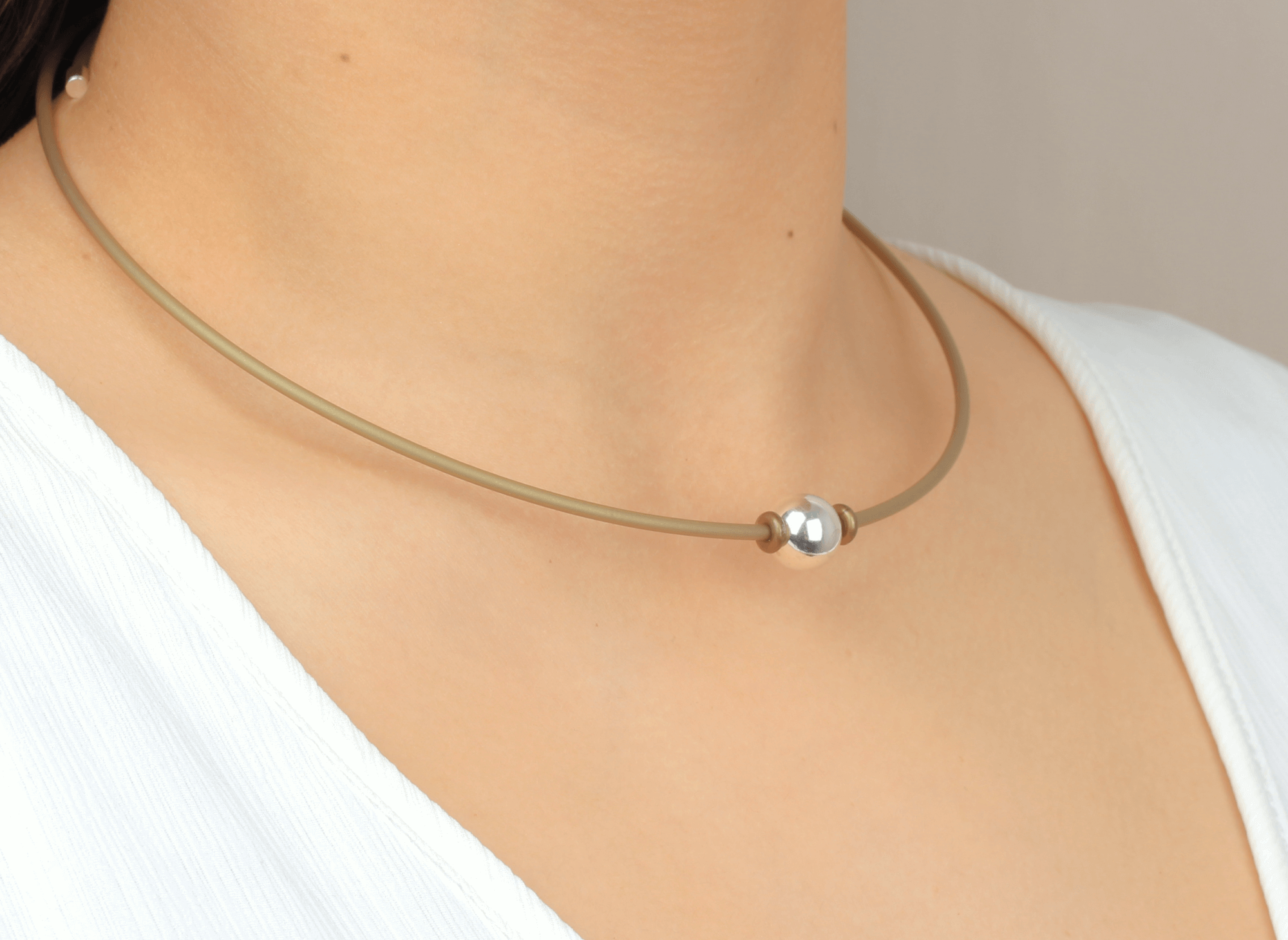 Collar Nubia Plateado