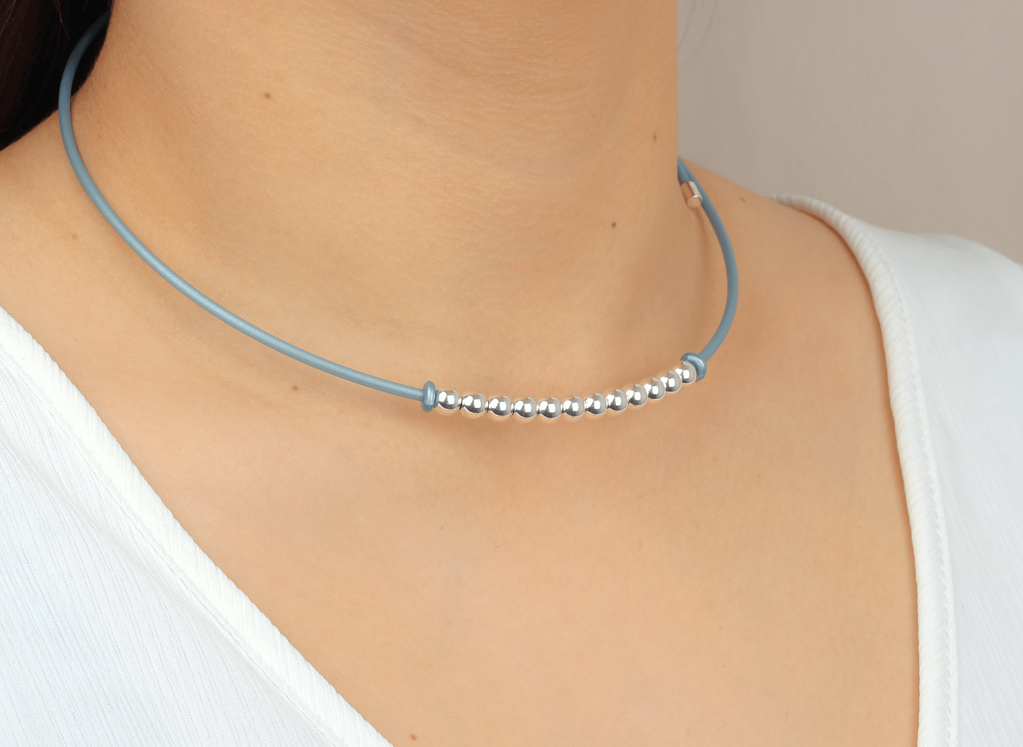 Collar Lisboa Plateada