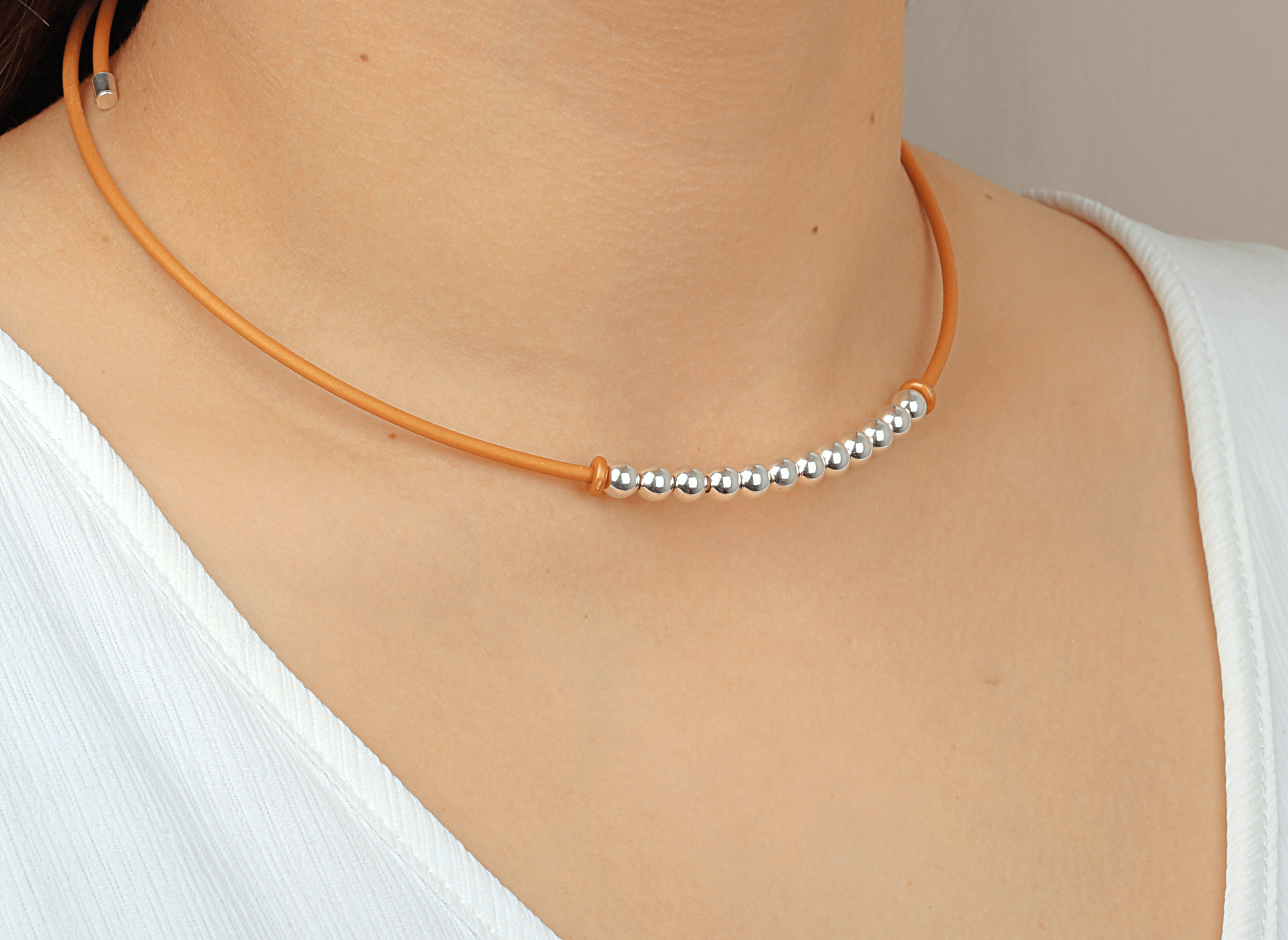 Collar Lisboa Plateada