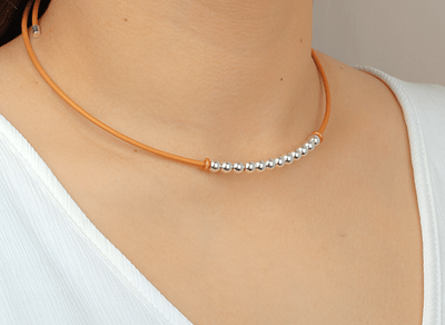 Collar Omega Lisboa Plateada