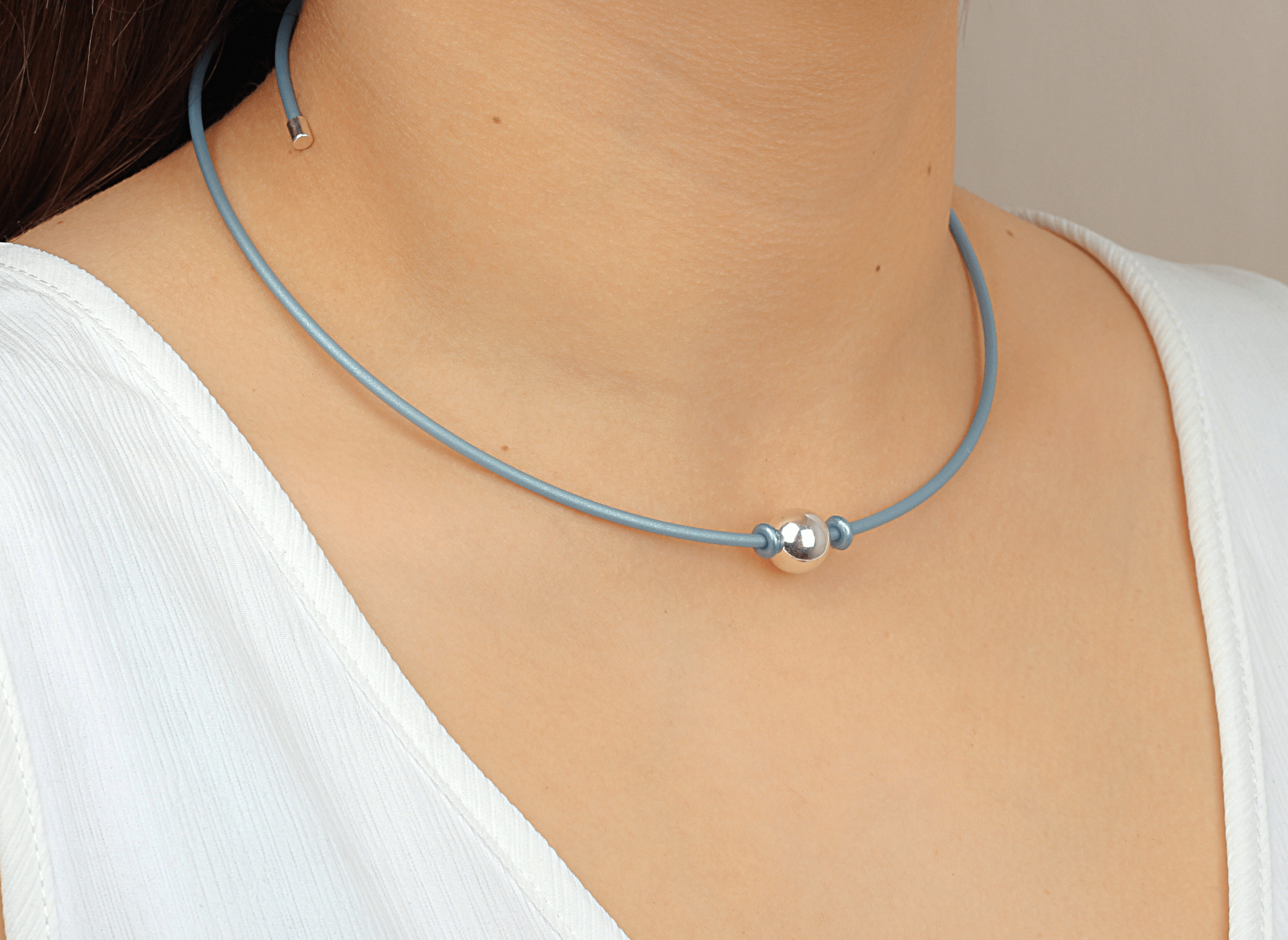 Collar Nubia Plateado