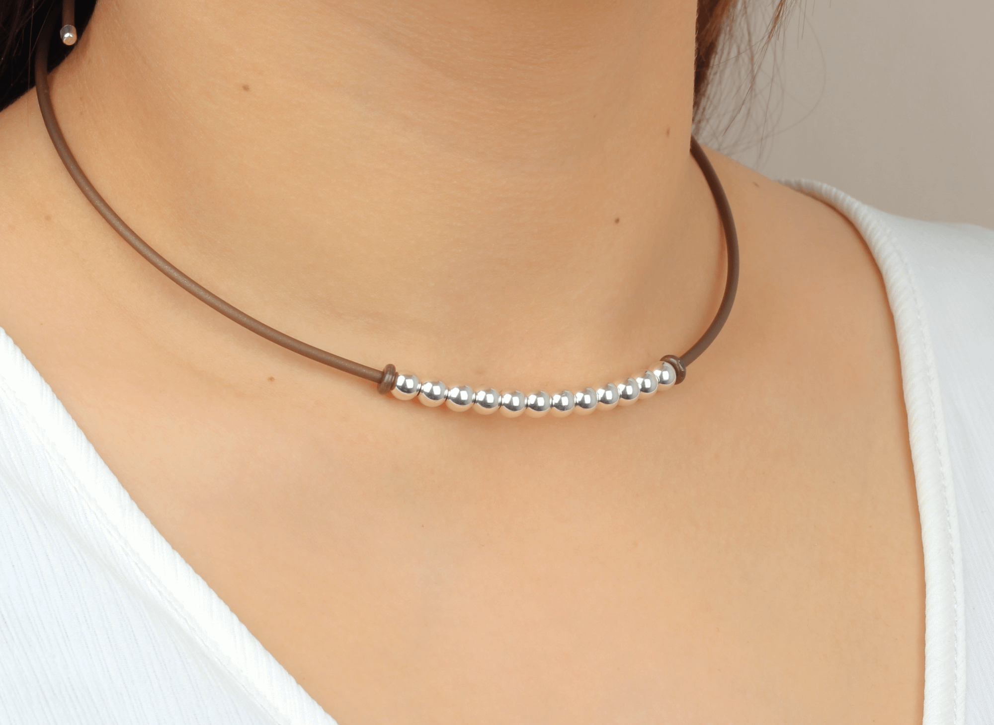 Collar Lisboa Plateada