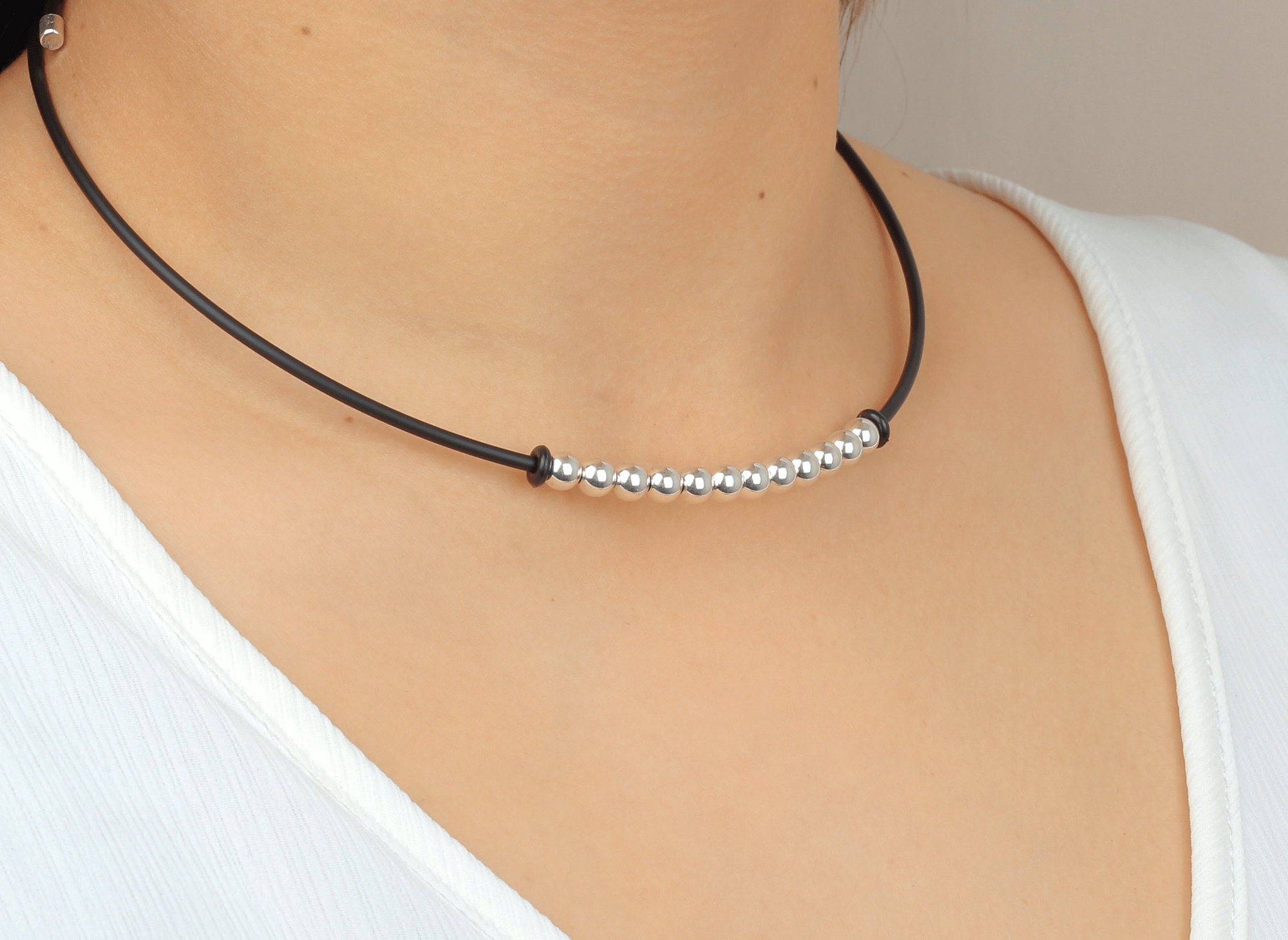 Collar Lisboa Plateada