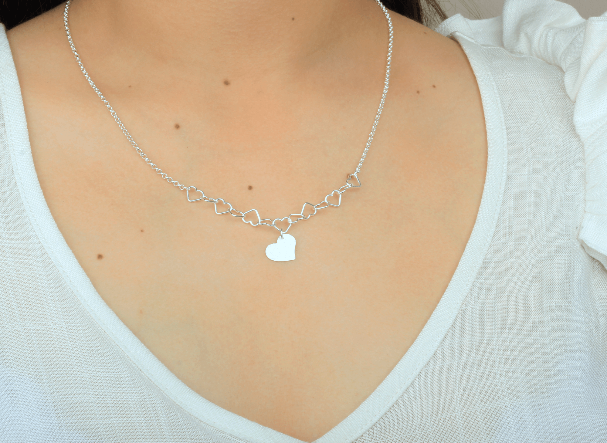 Collar Corazón Enlazado Plus