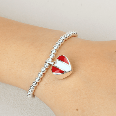 Pulsera Corazón Perú