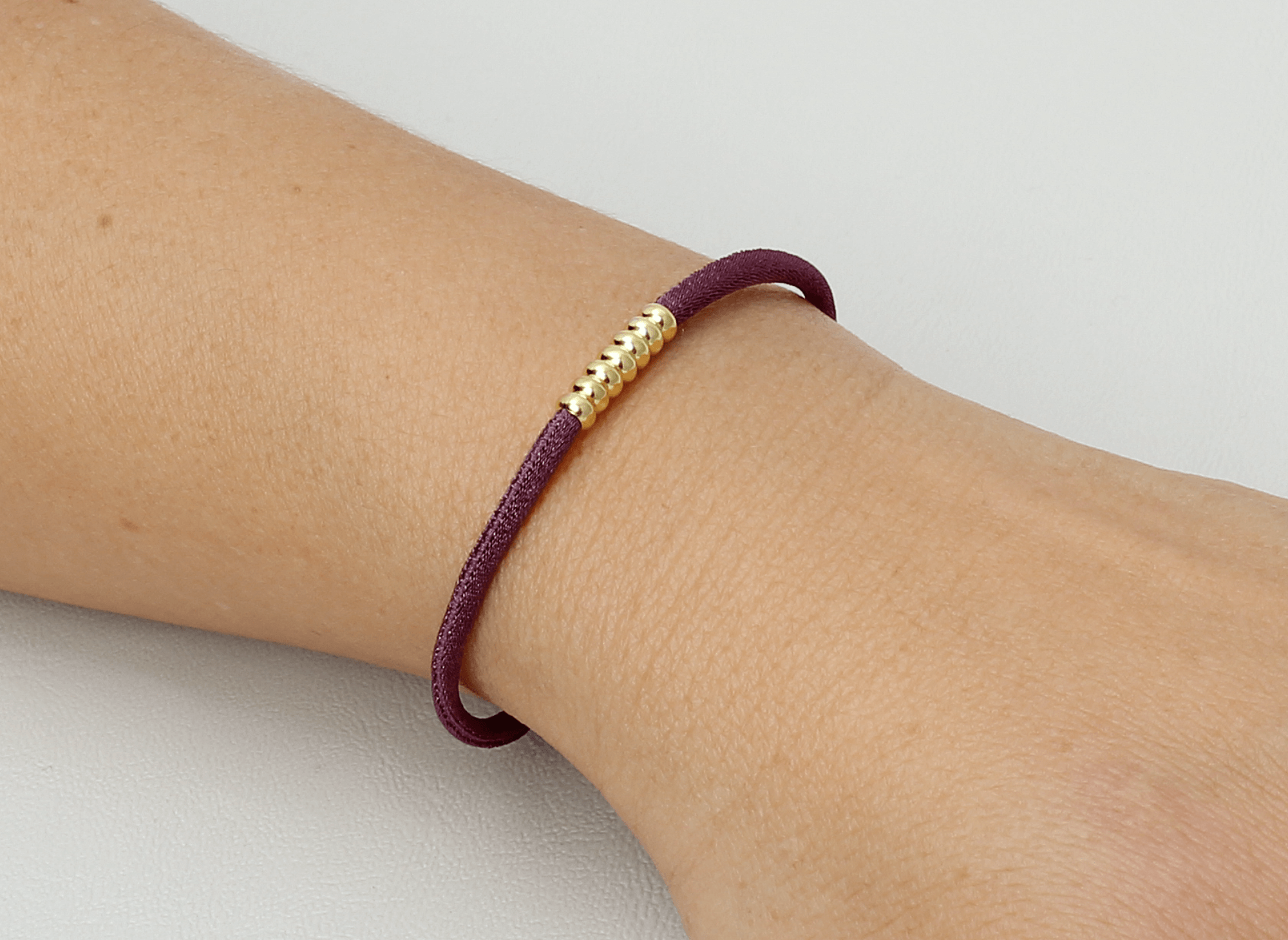 Pulsera Cornrow Dorado