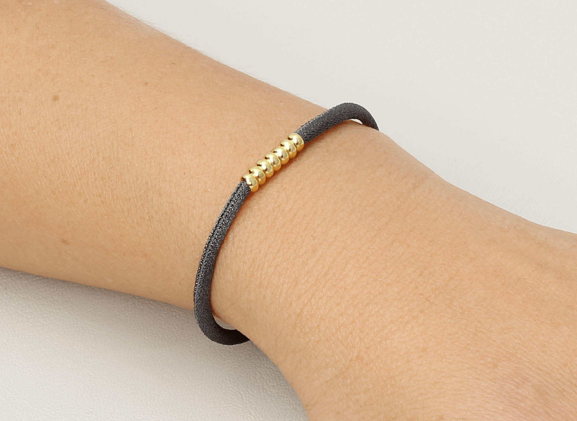 Pulsera Cornrow Dorado