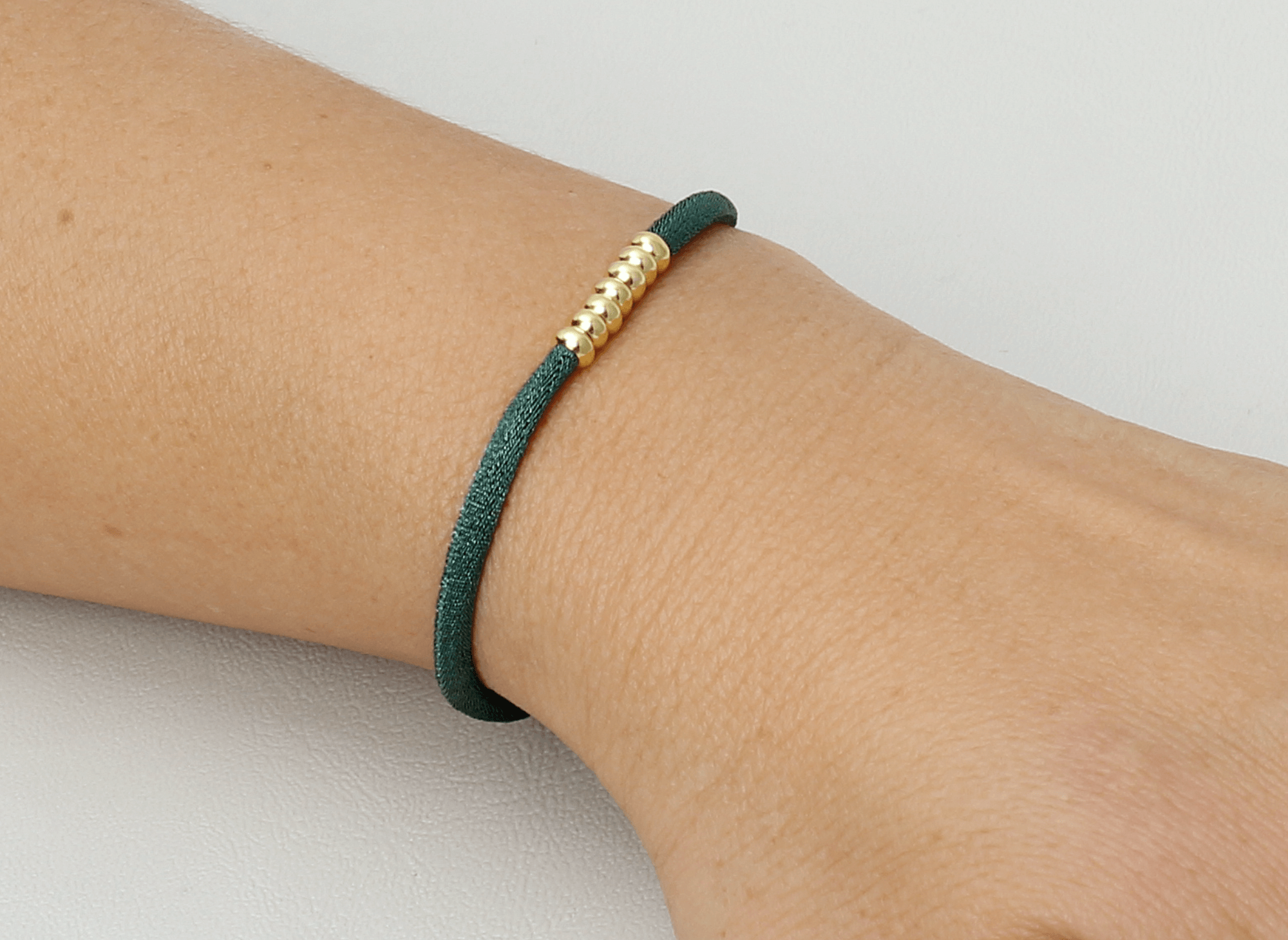 Pulsera Cornrow Dorado