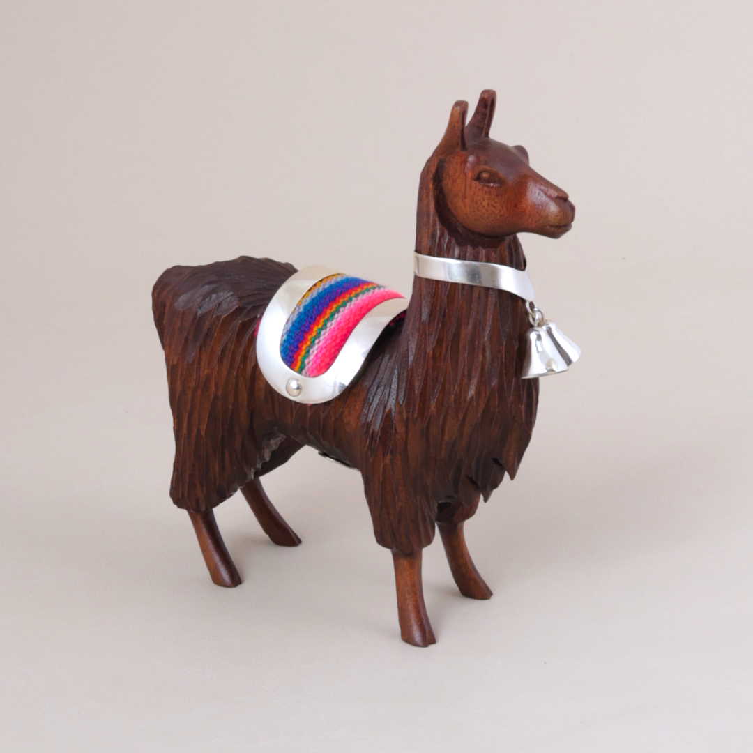 Escultura Llama c/Tela