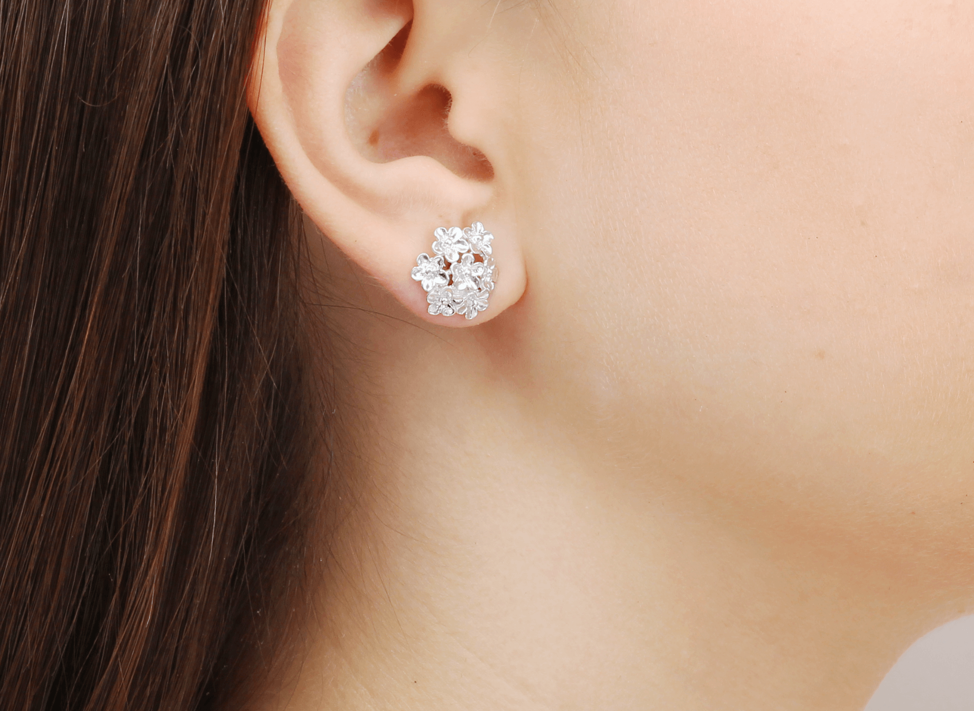 Arete Flor Bouquet Brillante