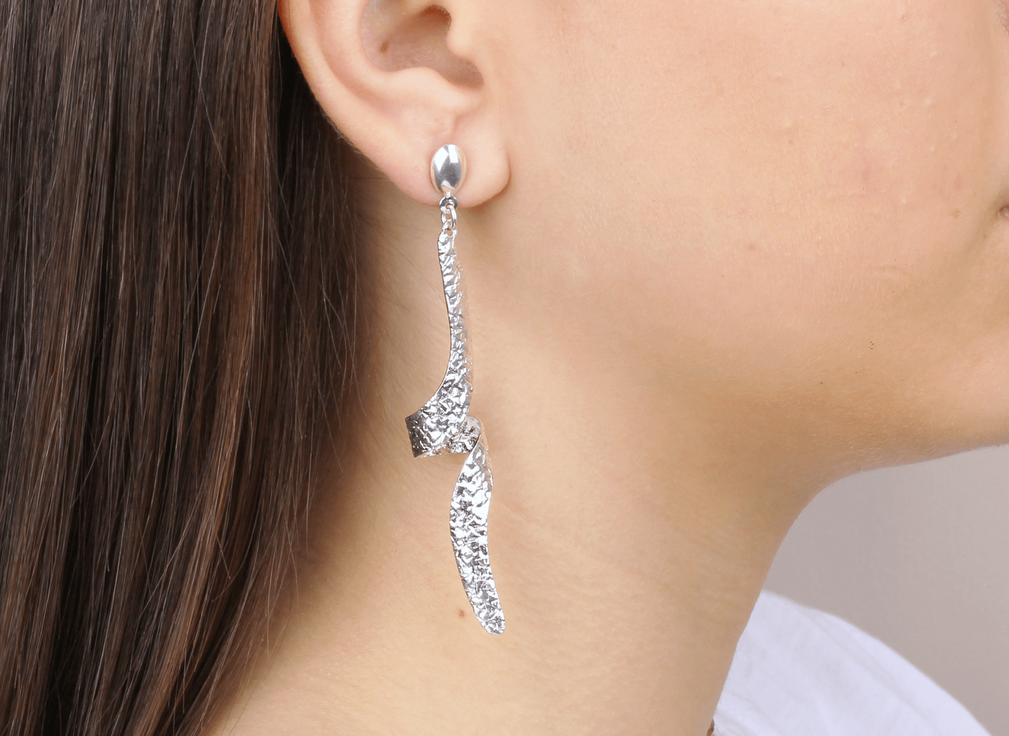 Arete Lira Texturado