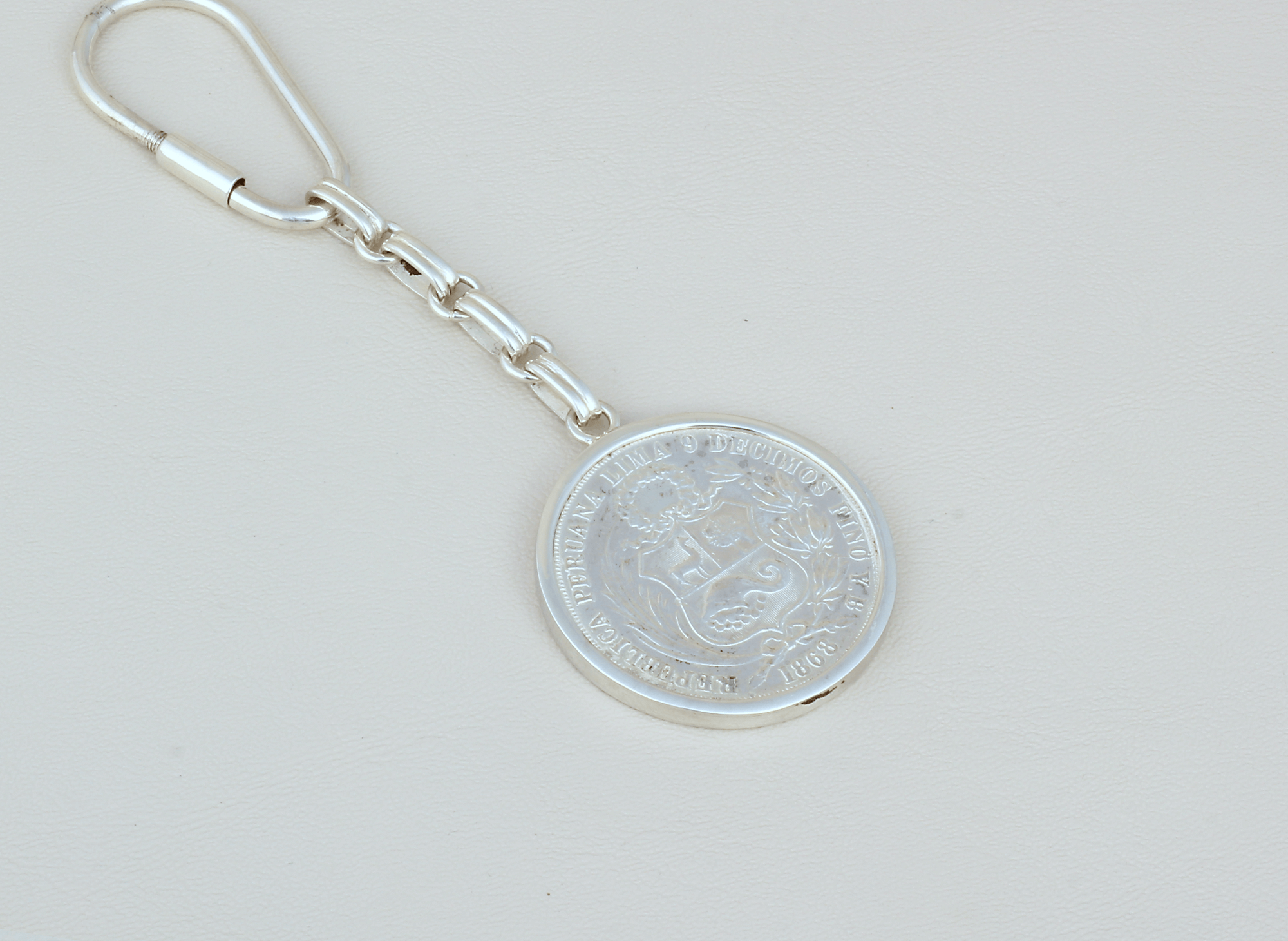 Llavero Moneda de Plata S/1