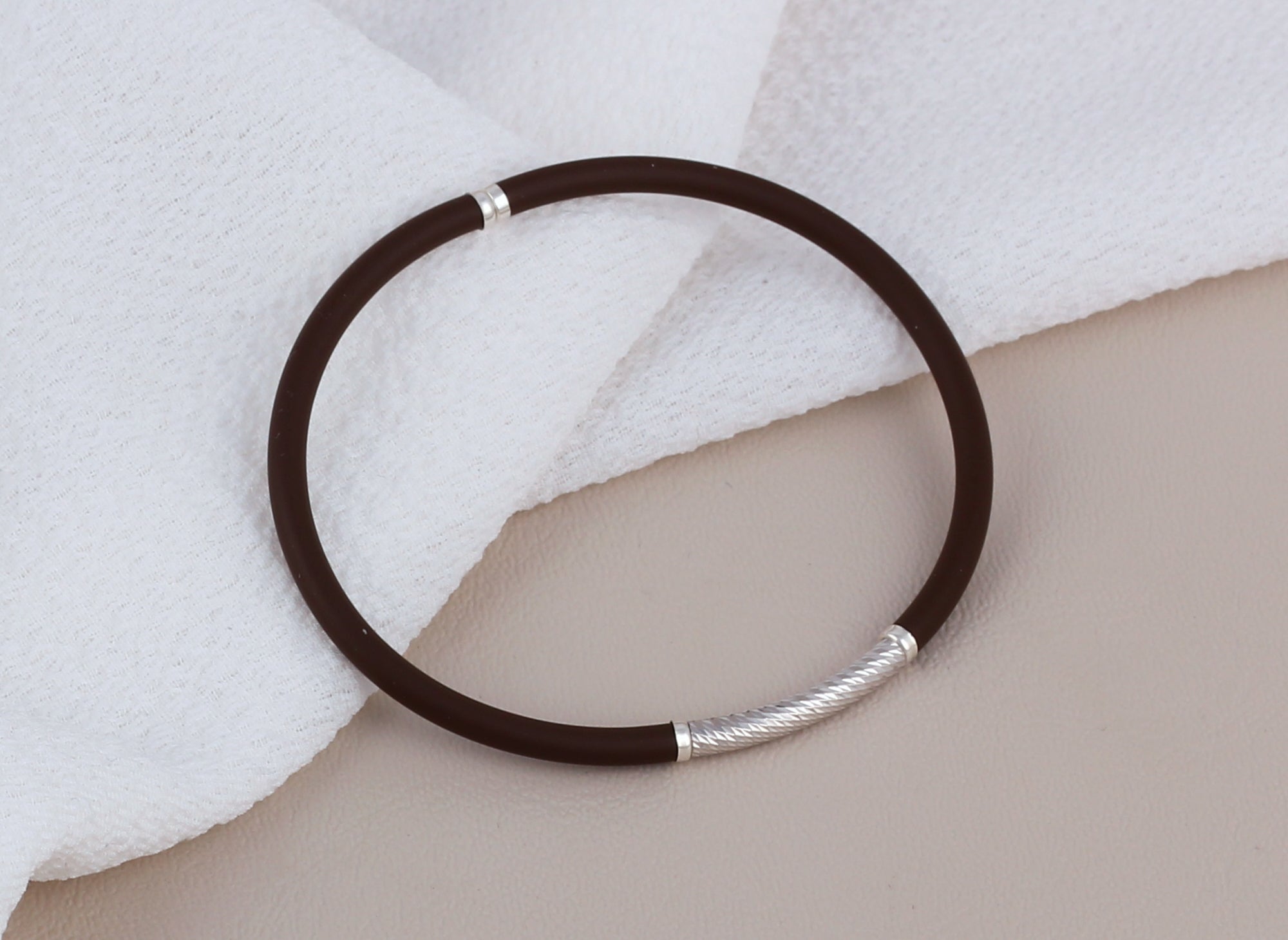 Pulsera Meduza Plateada