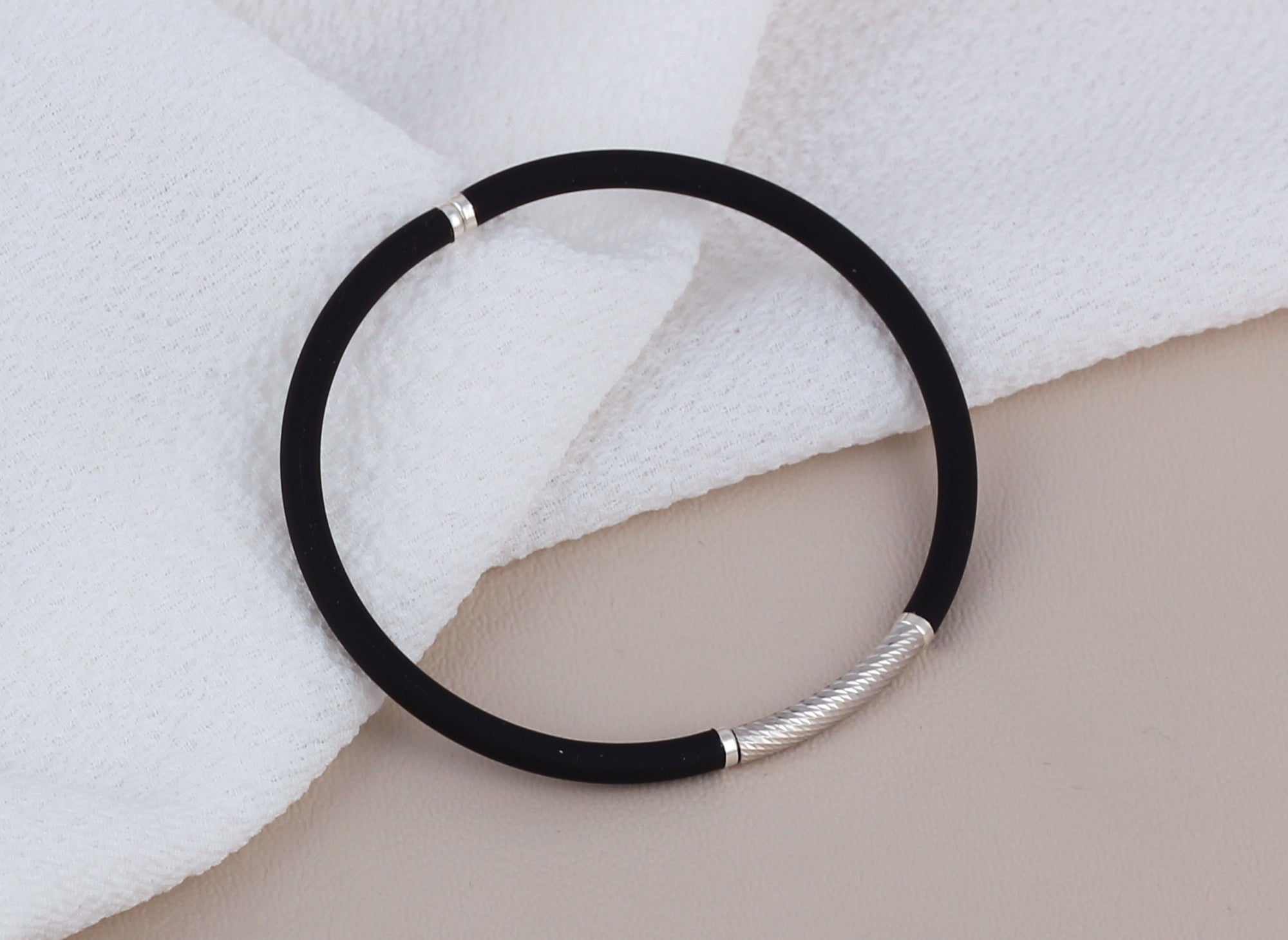 Pulsera Meduza Plateada