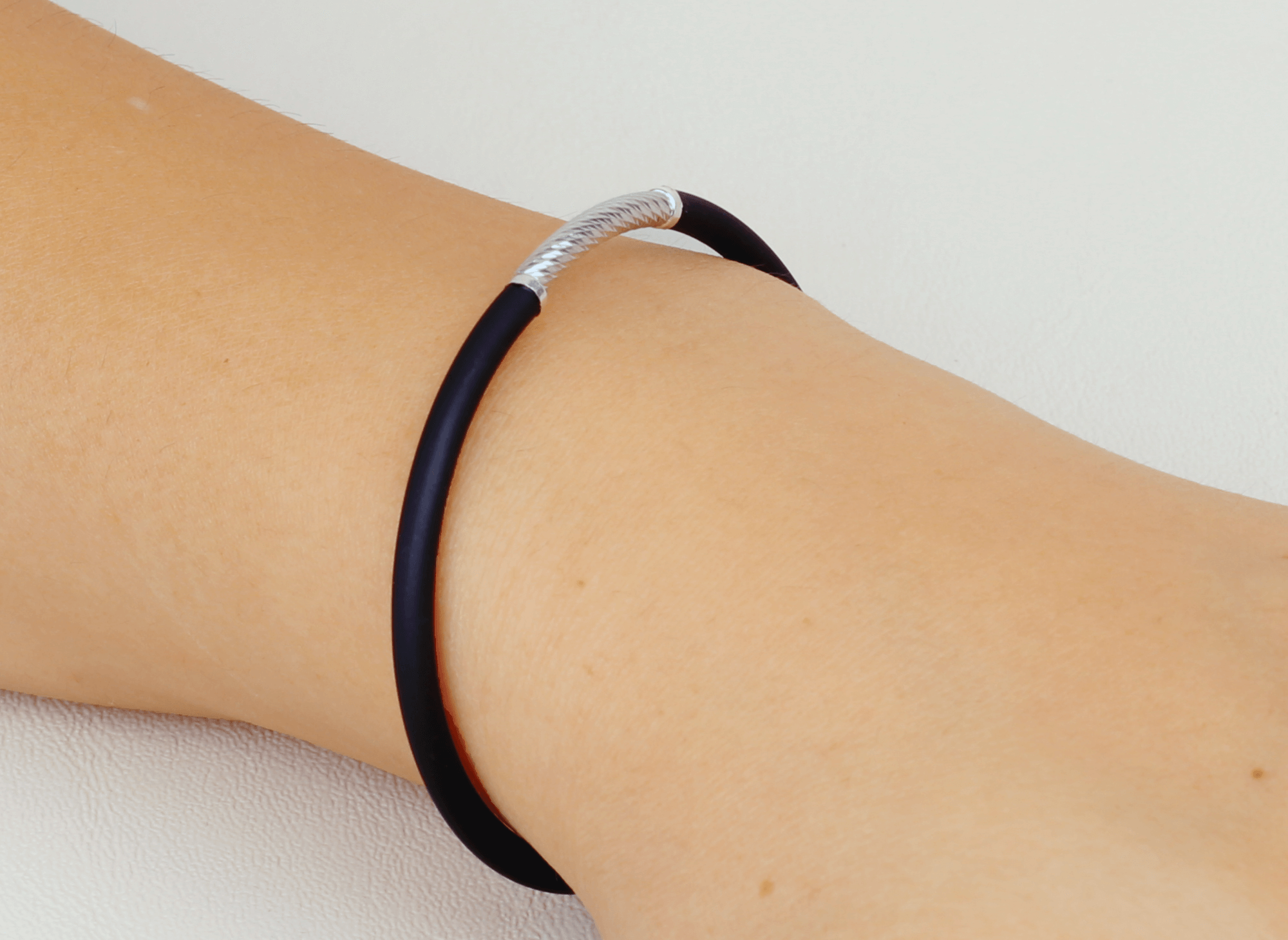 Pulsera Meduza Plateada