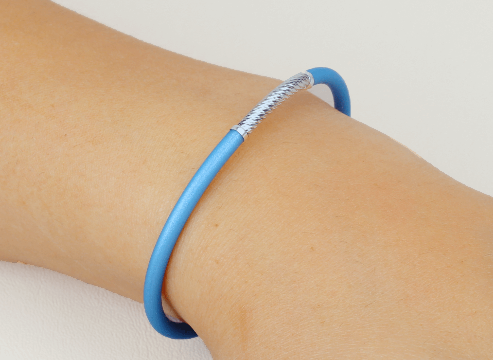 Pulsera Meduza Plateada