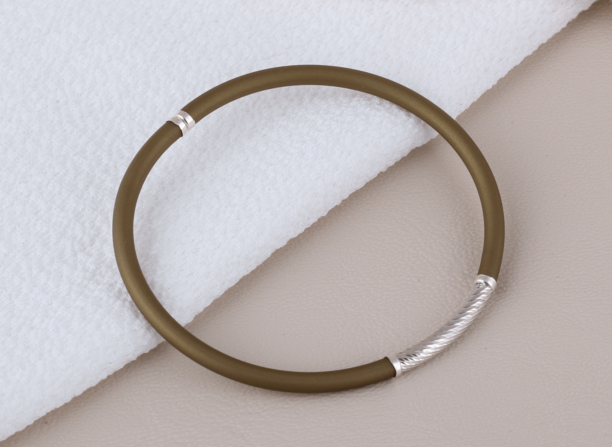 Pulsera Meduza Plateada