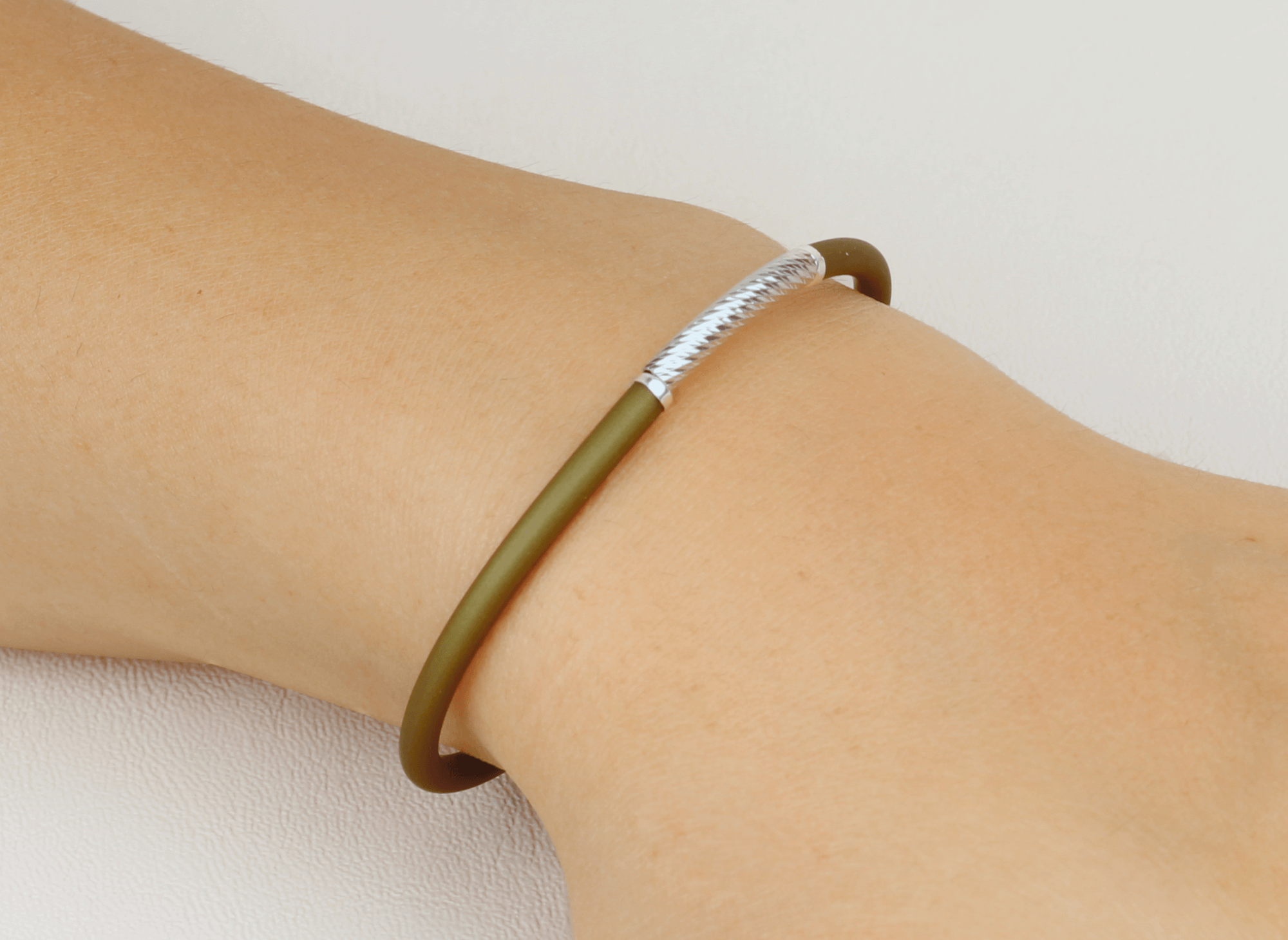 Pulsera Meduza Plateada