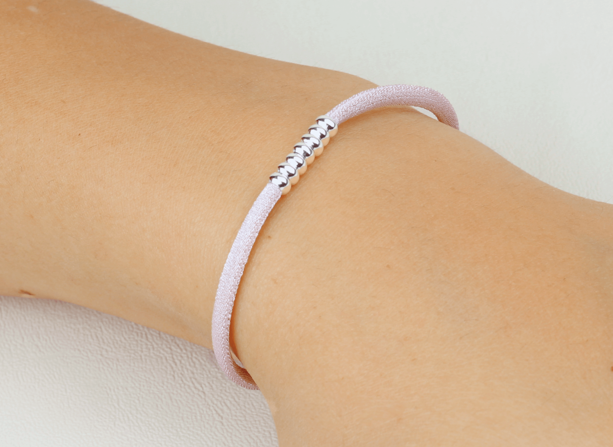 Pulsera Cornrow Plata