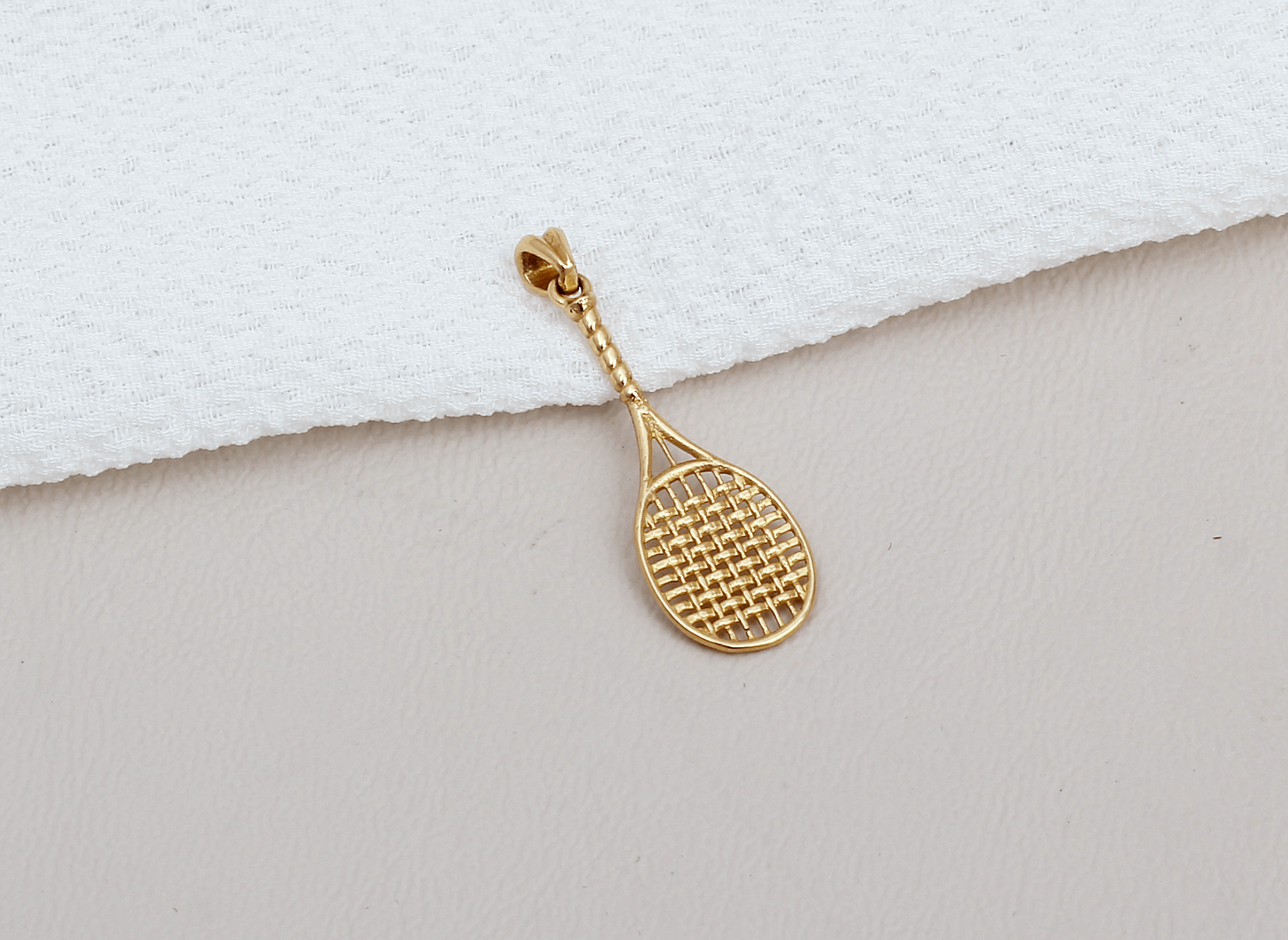 Dije Oro Raqueta de Tennis