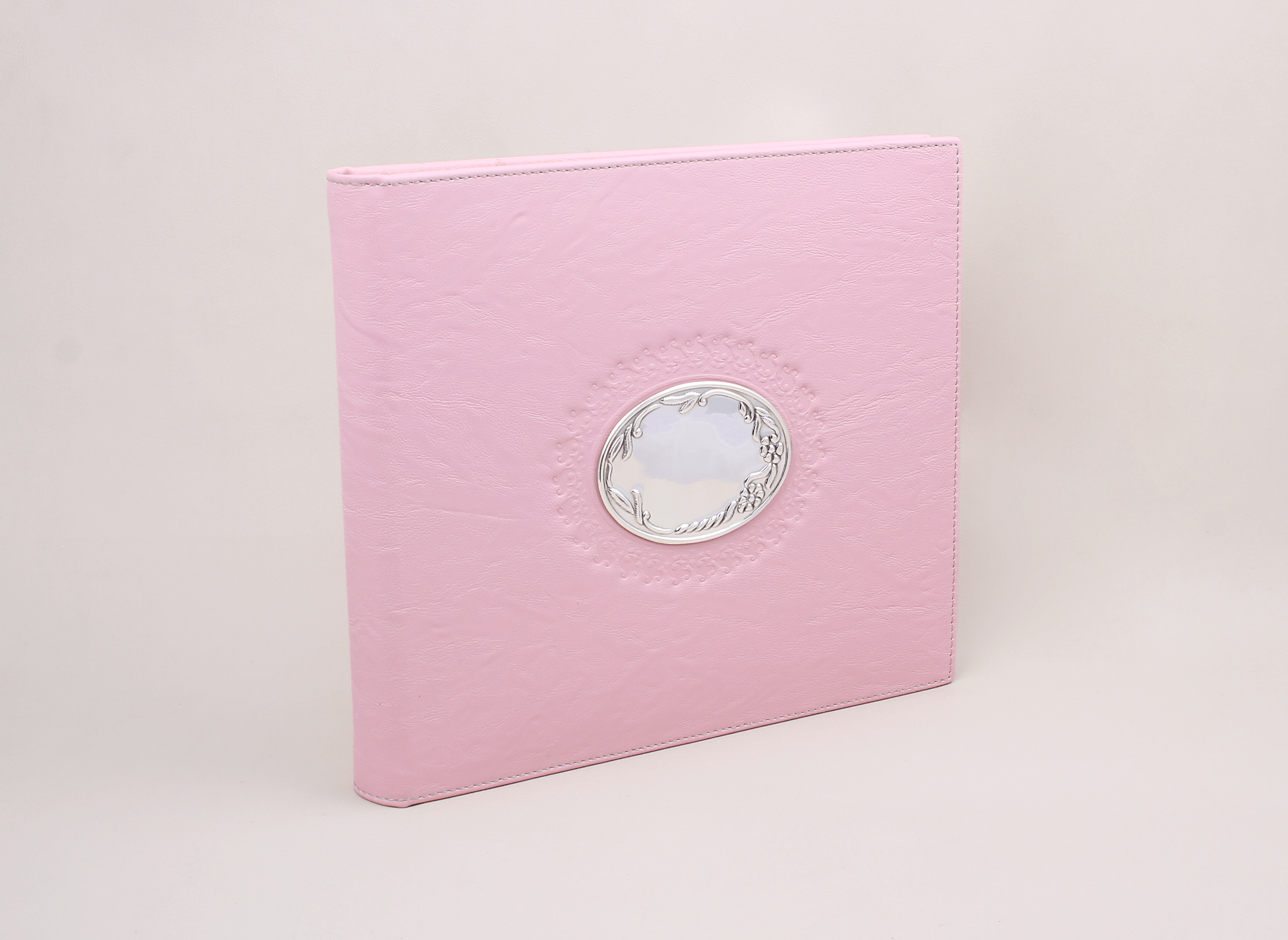 Álbum Placa Oval Rosado