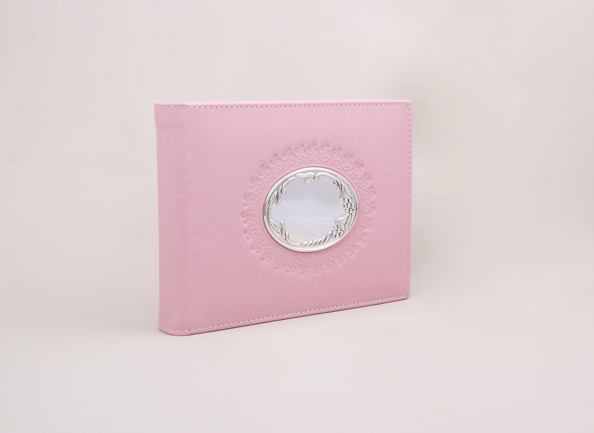 Álbum Placa Oval Rosado