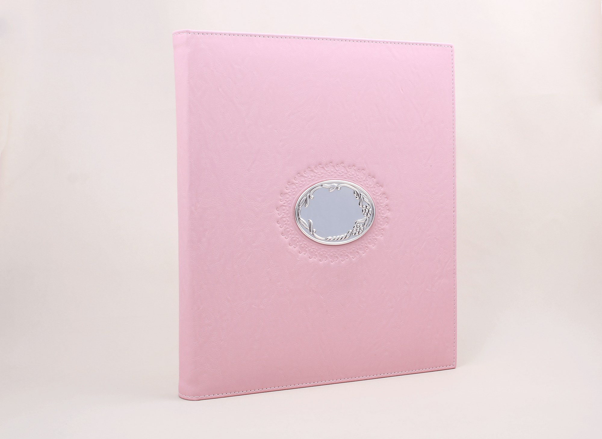 Álbum Placa Oval Rosado