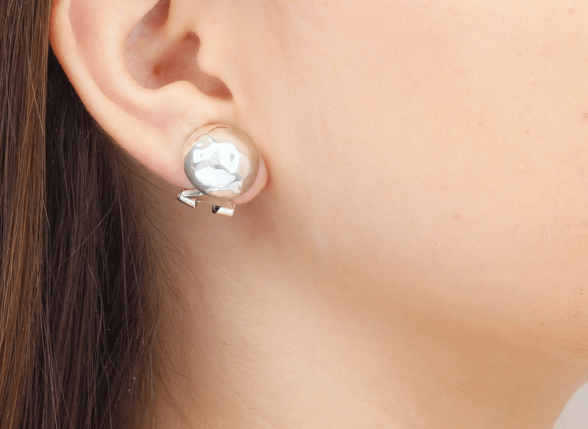 Arete a Presión Martillado