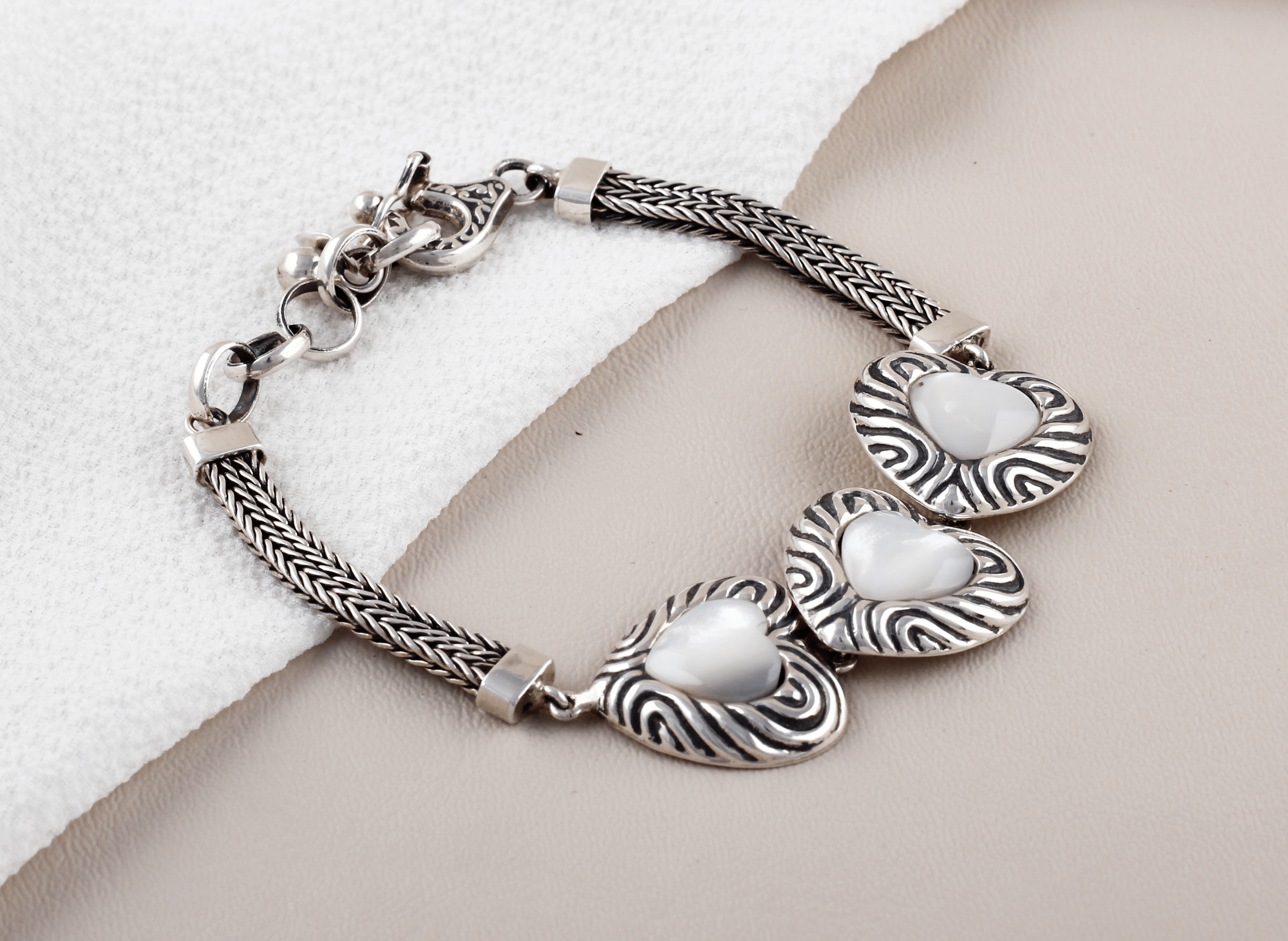 Pulsera Corazón X3 Cayetana Nacar