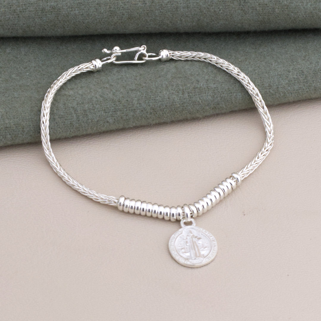 Pulsera Espiga San Benito 1.5cm