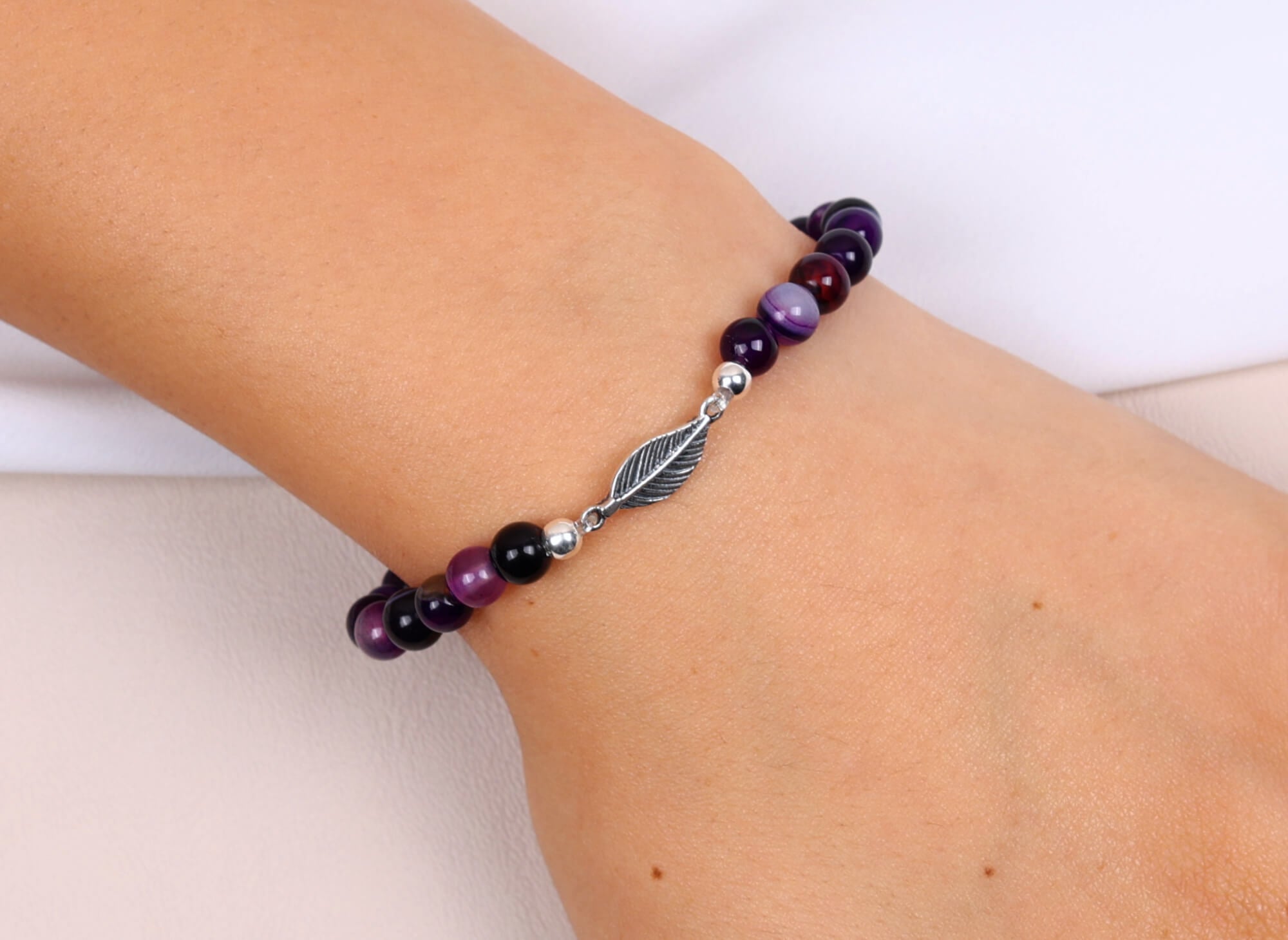 Pulsera Hoja Mariana