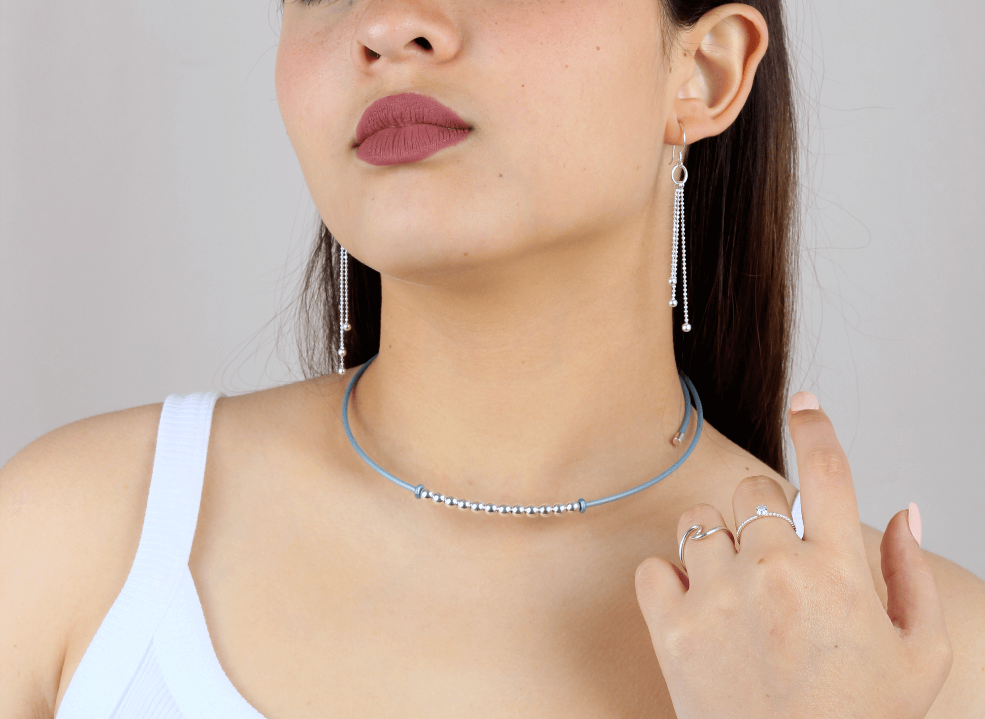 Collar Lisboa Plateada