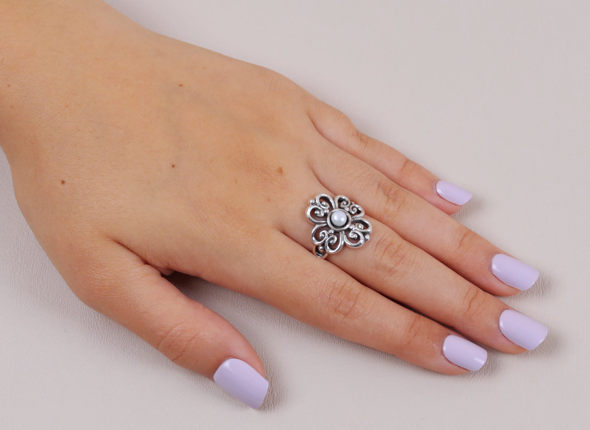 Sortija Perla Zephyra