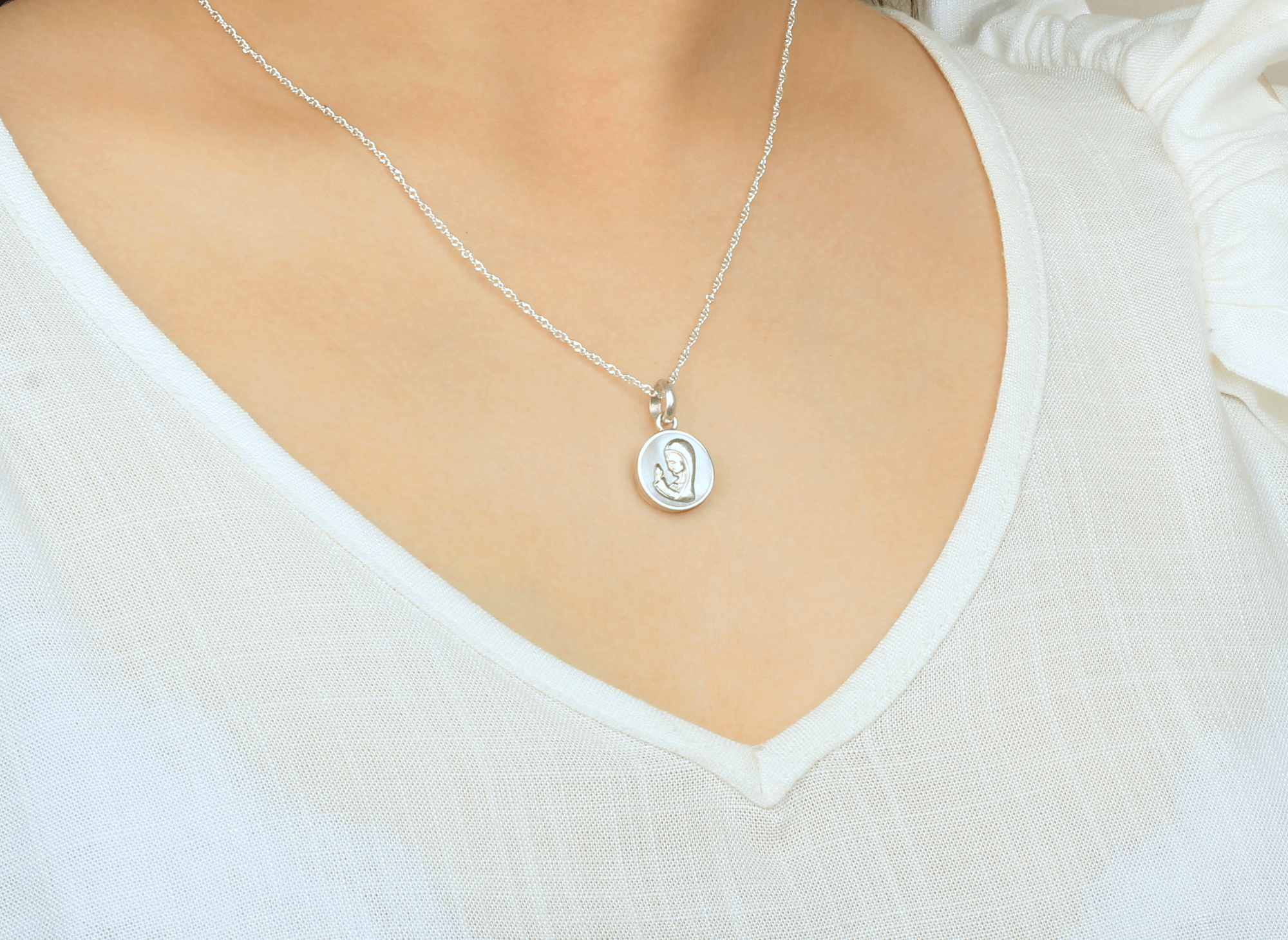 Dije Virgen Sublime Nacar #2