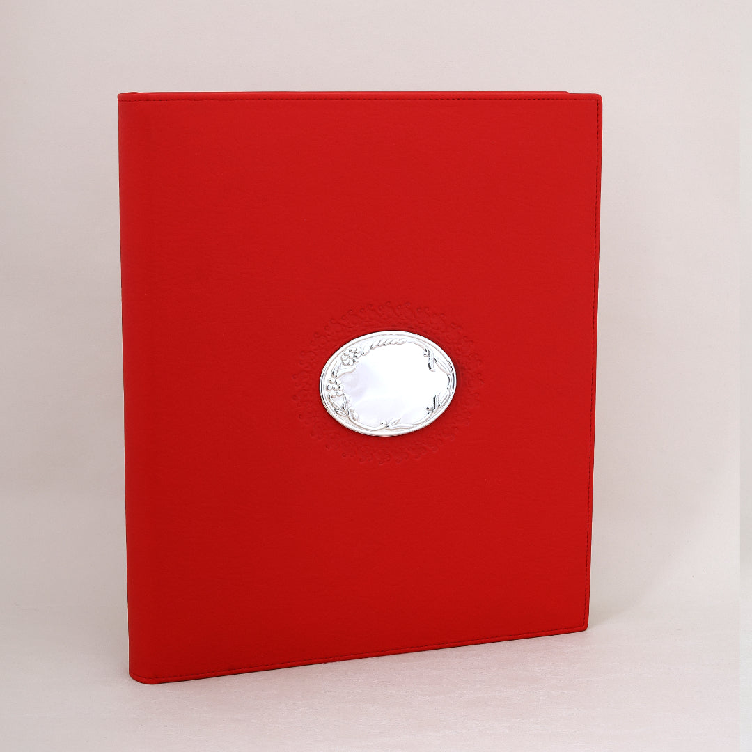 Álbum Placa Oval Rojo