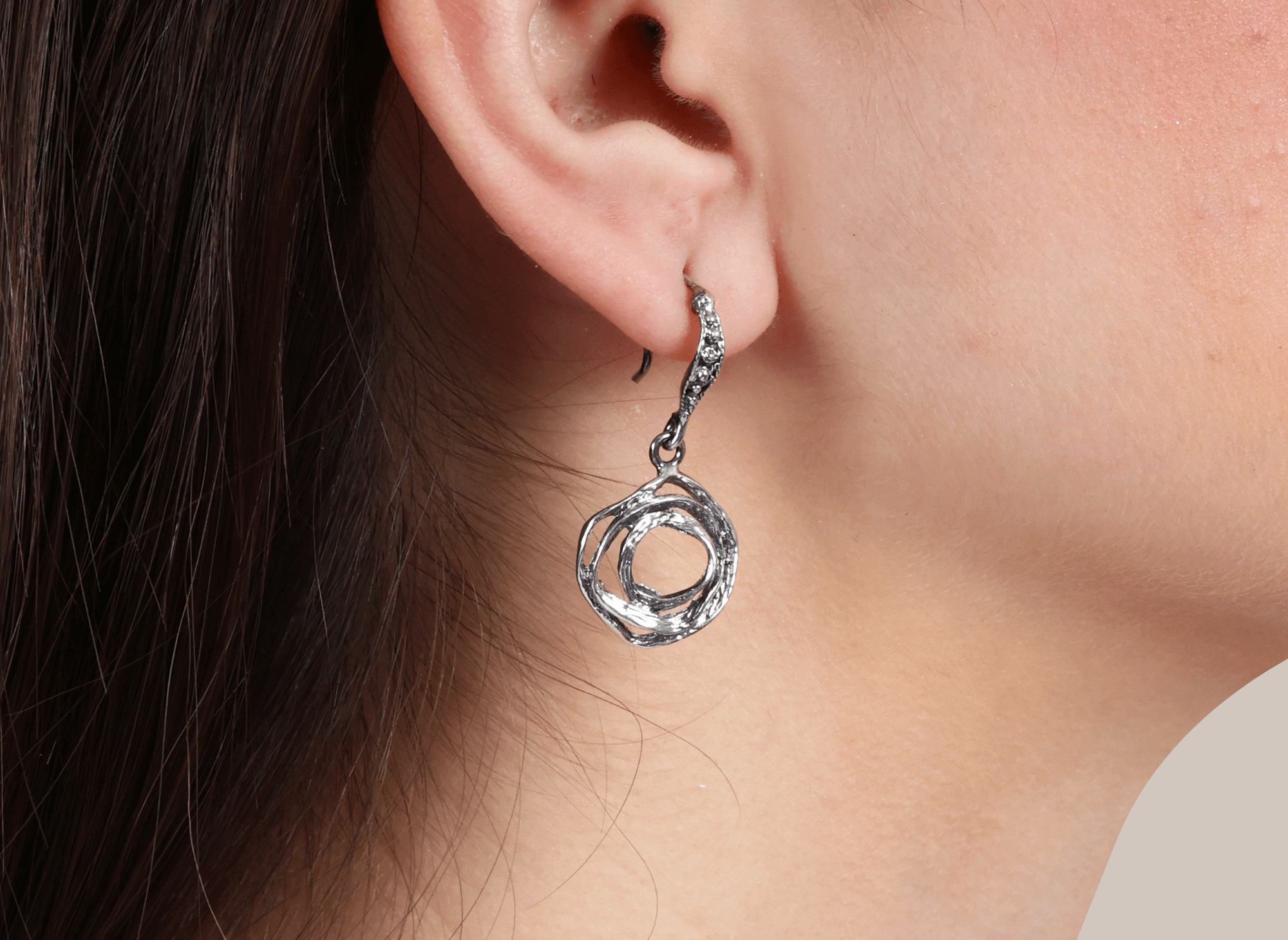 Arete Dasha Patinado