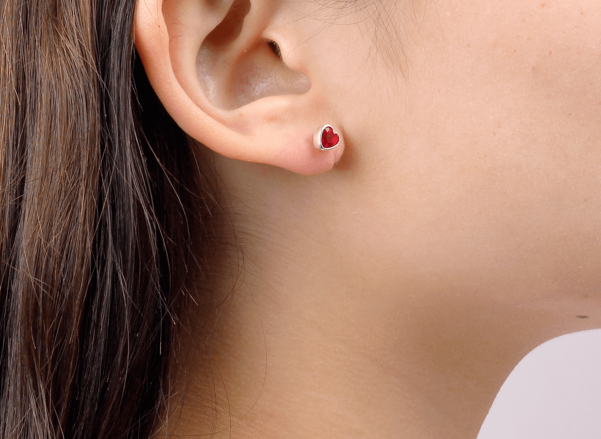 Arete Corazón Punto de Luz Colors