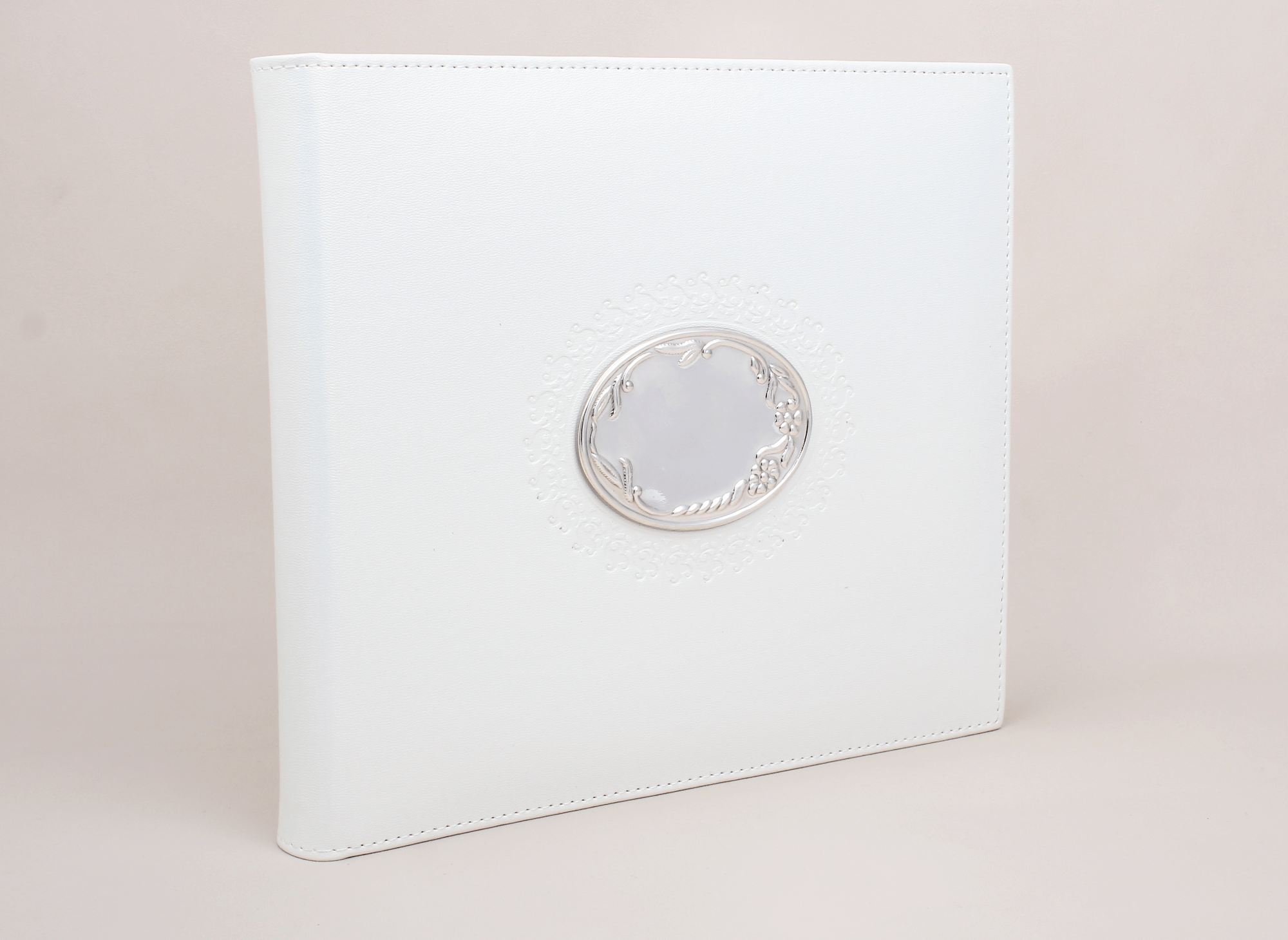 Álbum Placa Oval Blanco