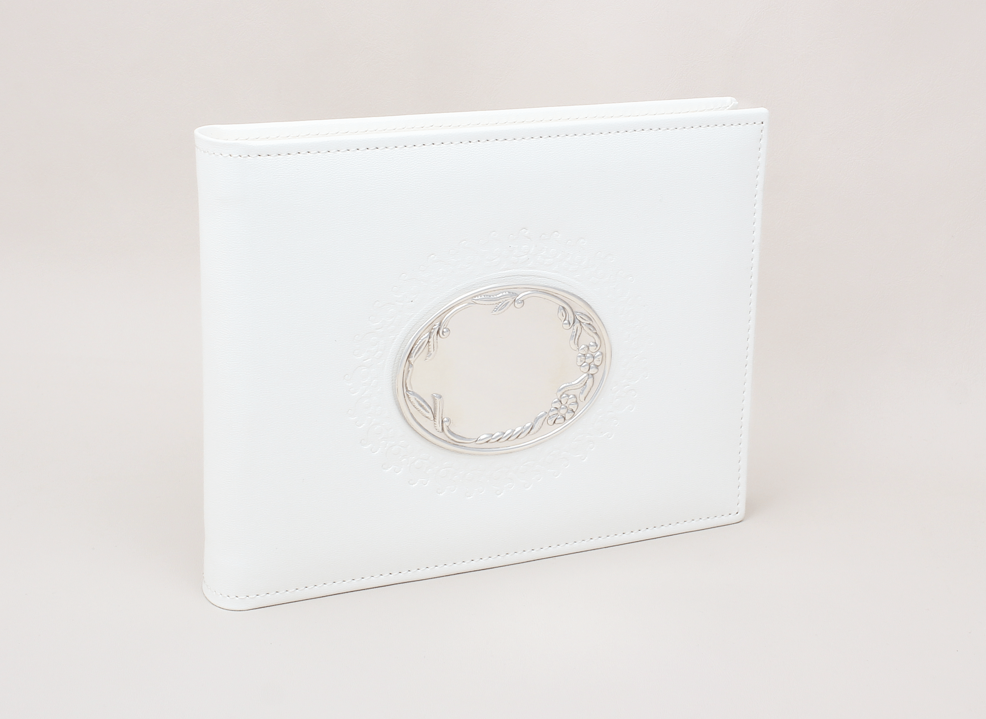 Álbum Placa Oval Blanco