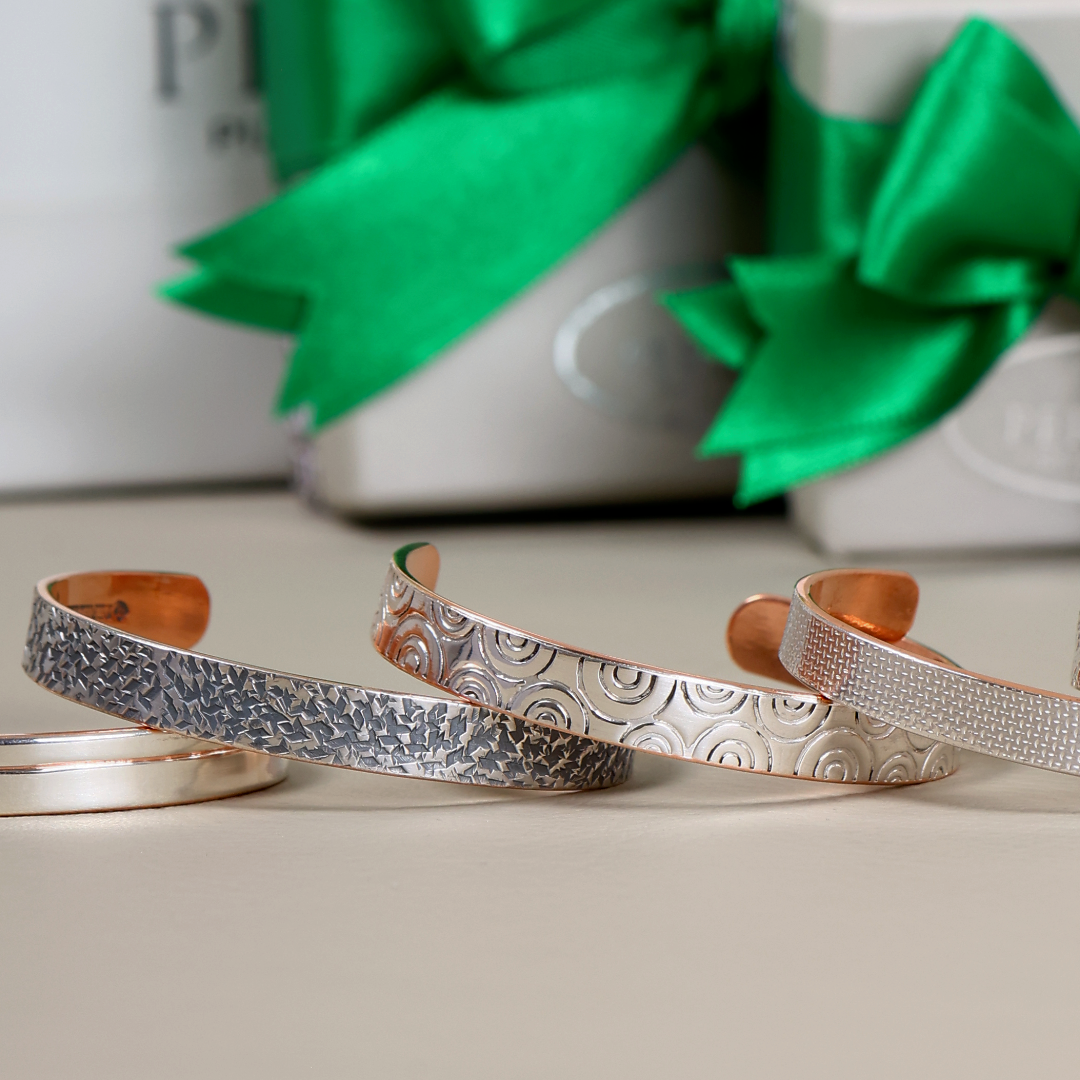 Brazaletes Plata y Cobre