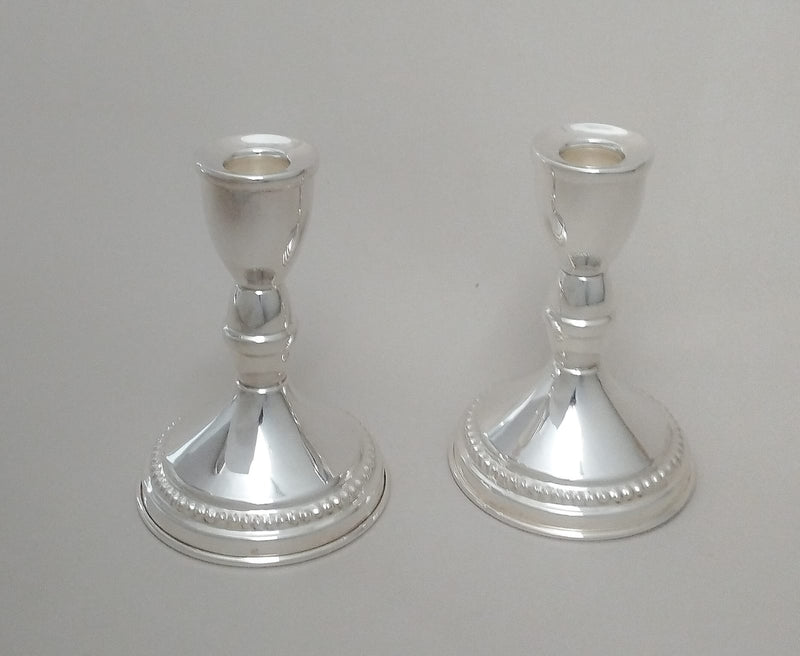 Par Candeleros Plata Luana