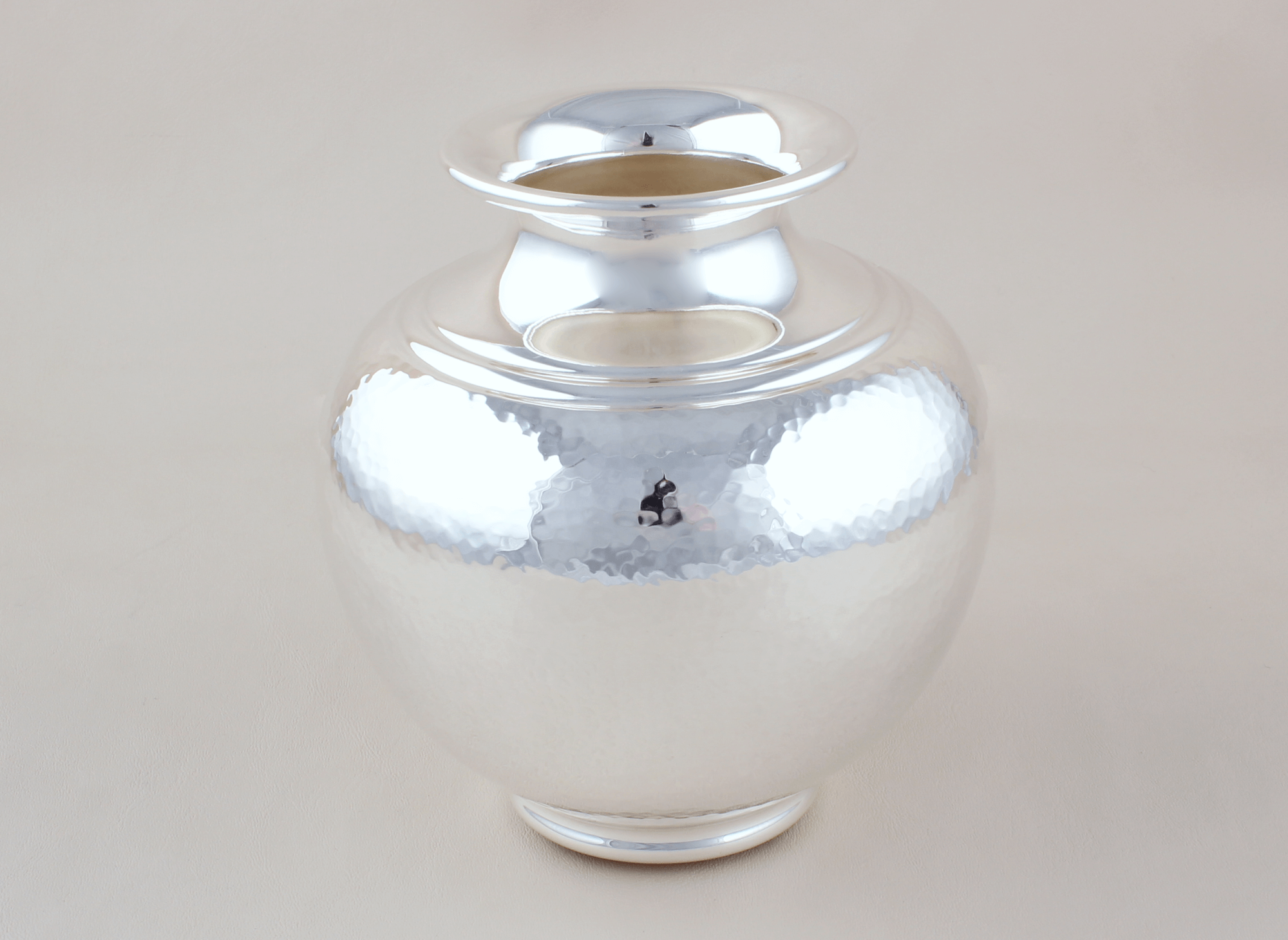 Florero Plata Martillado