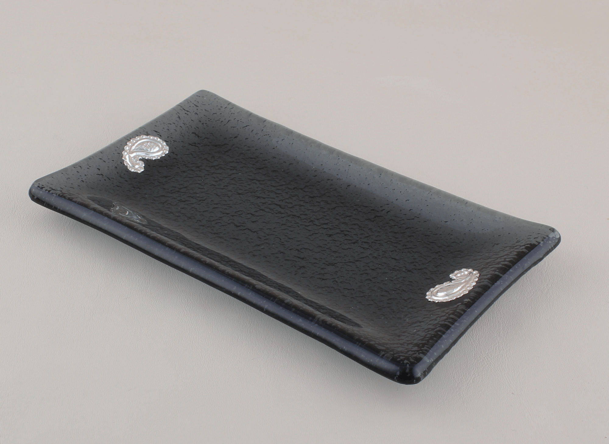 Bandeja Murano Negro Caigua X2