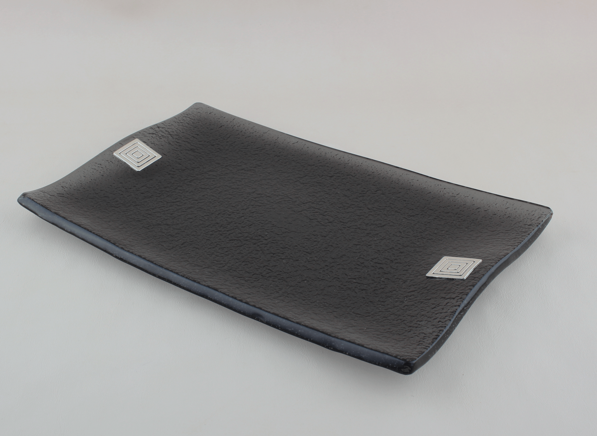 Bandeja Murano Ondas Contempo Cuadrado